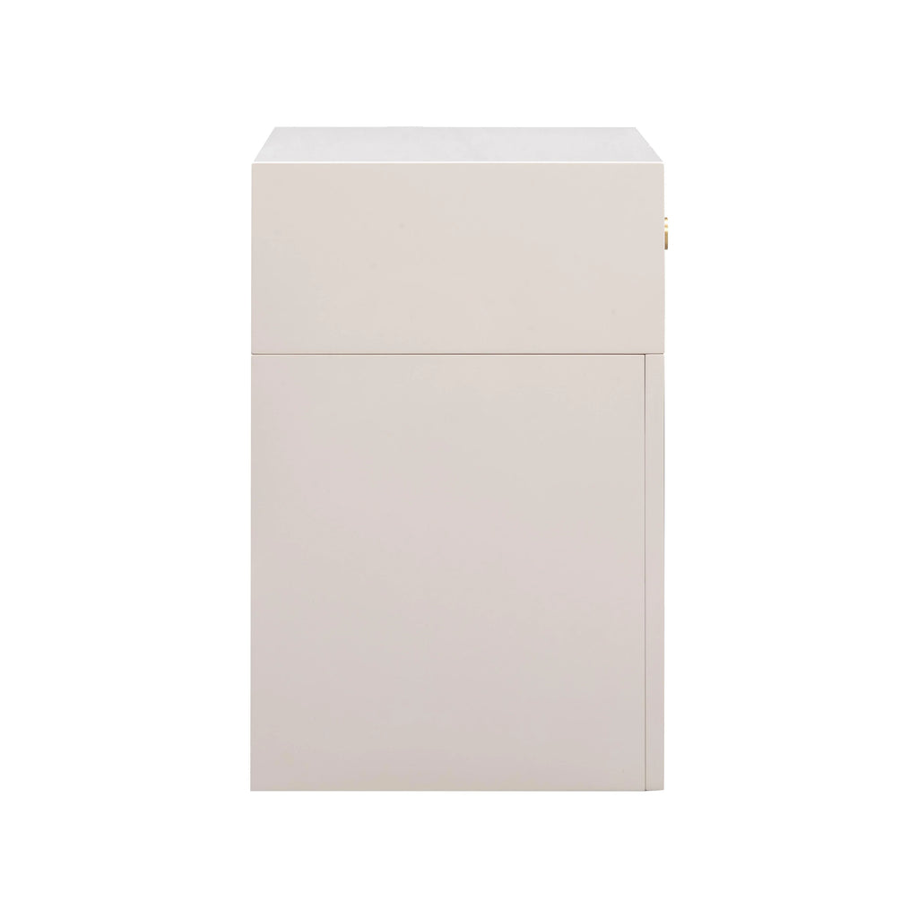 Suzie 26" Rattan Nightstand With Drawer