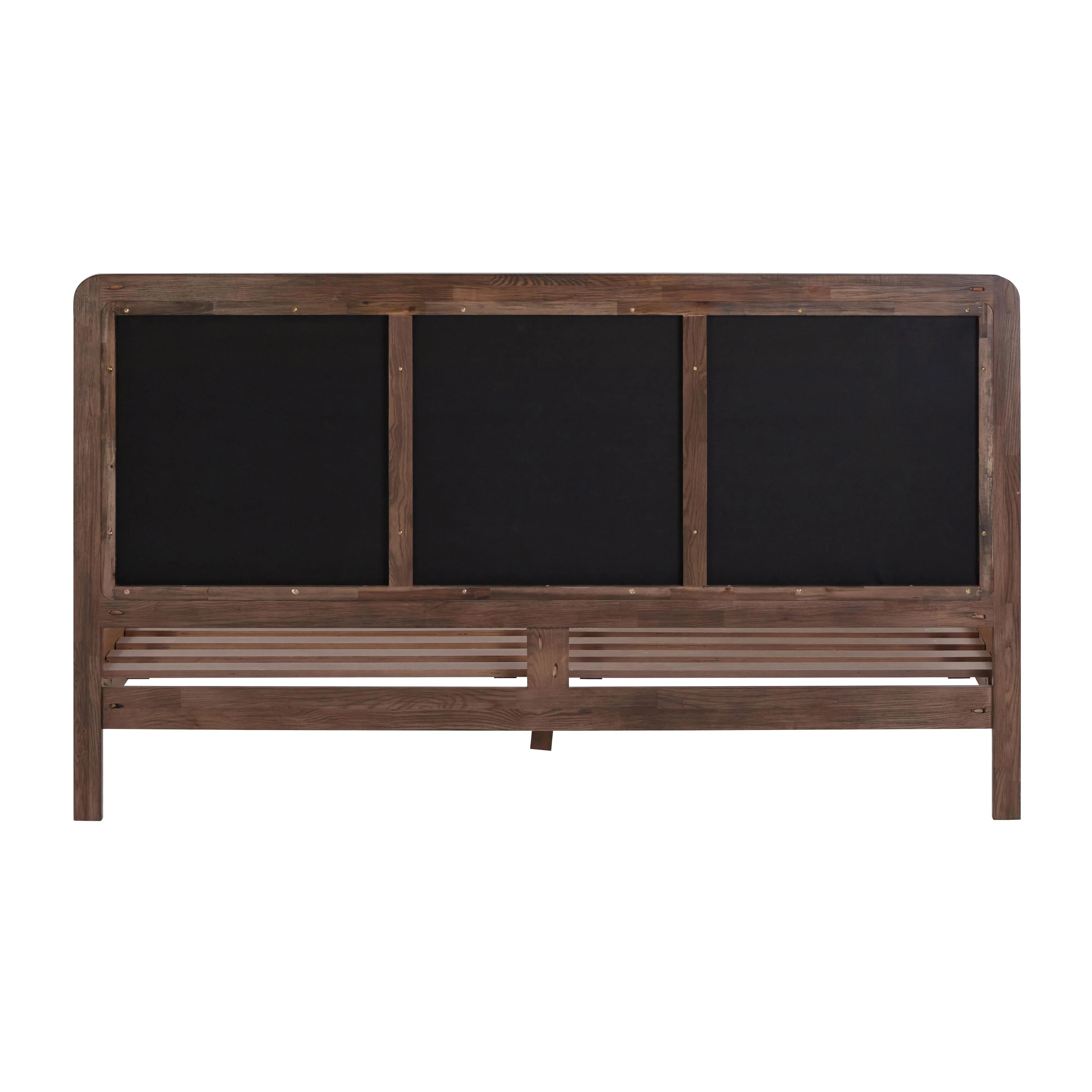 Hella Velvet and Ash Wood Bed