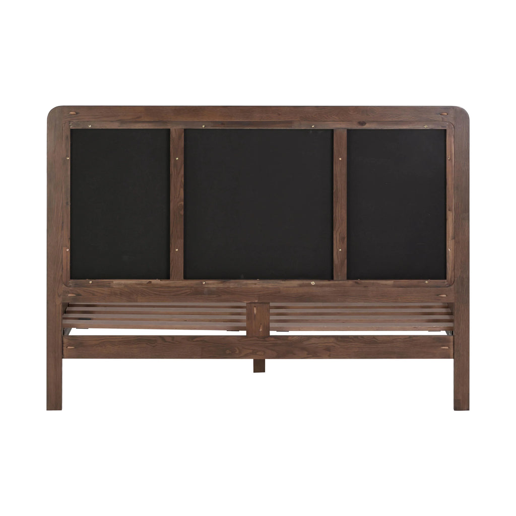 Hella Velvet and Ash Wood Bed