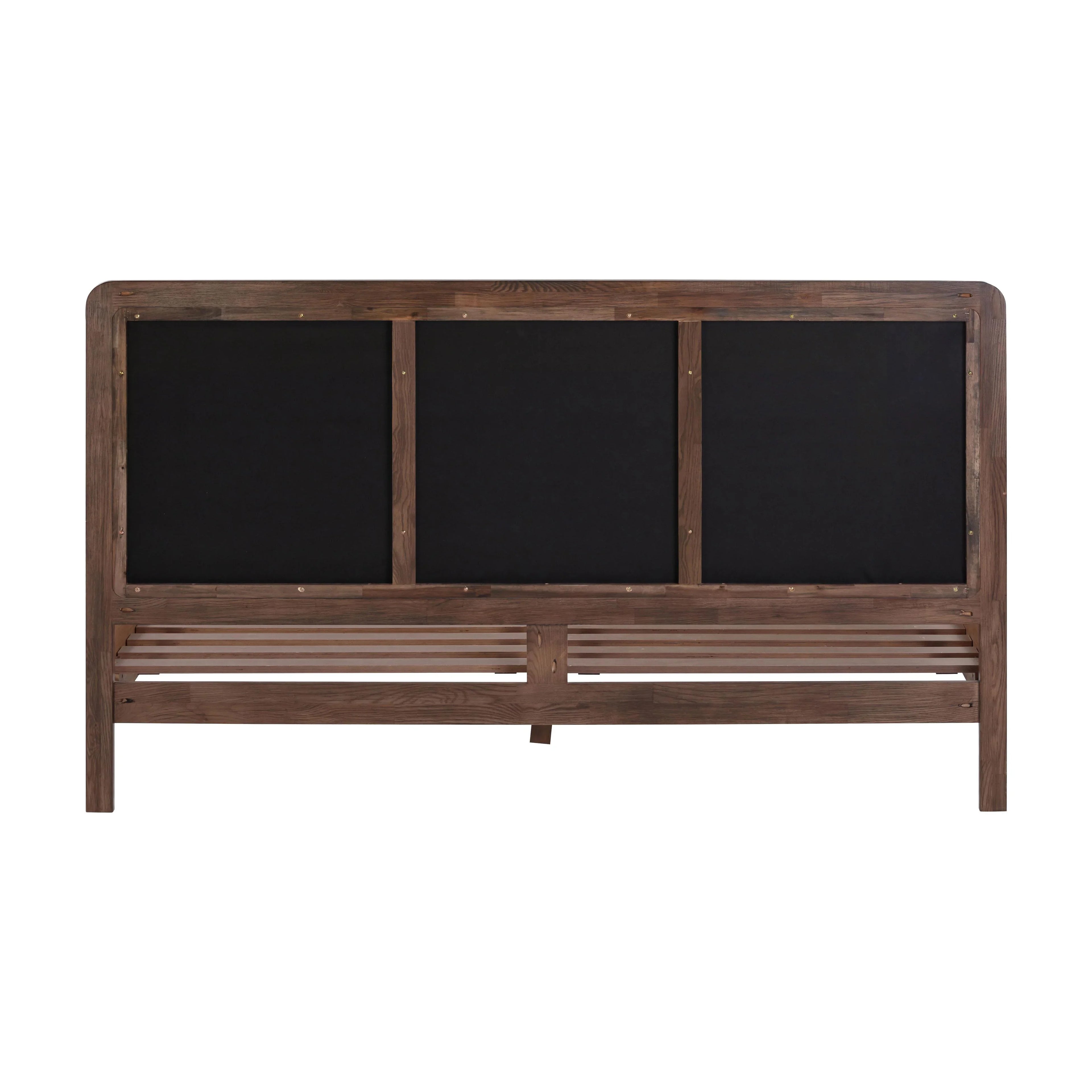 Hella Velvet and Ash Wood Bed