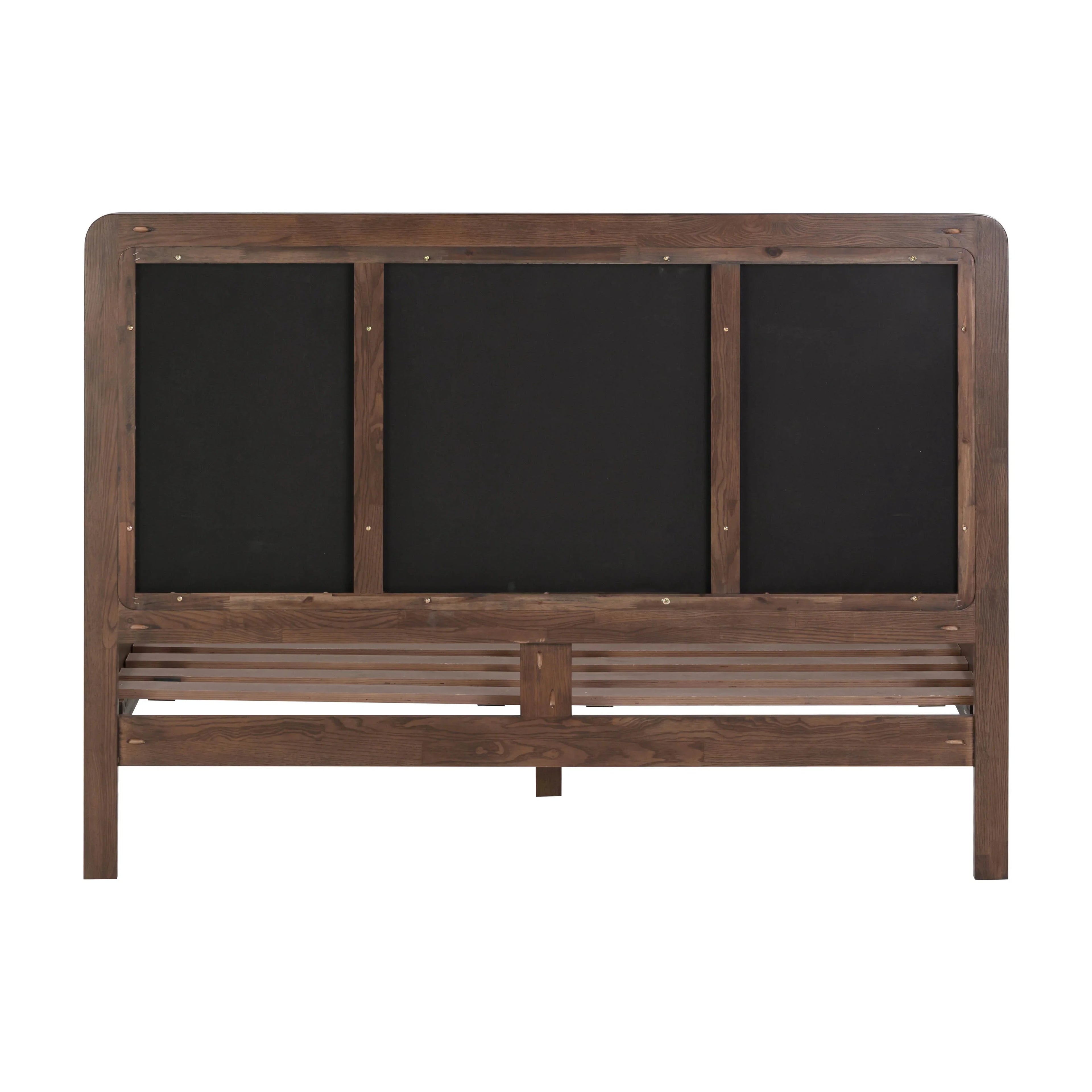 Hella Velvet and Ash Wood Bed