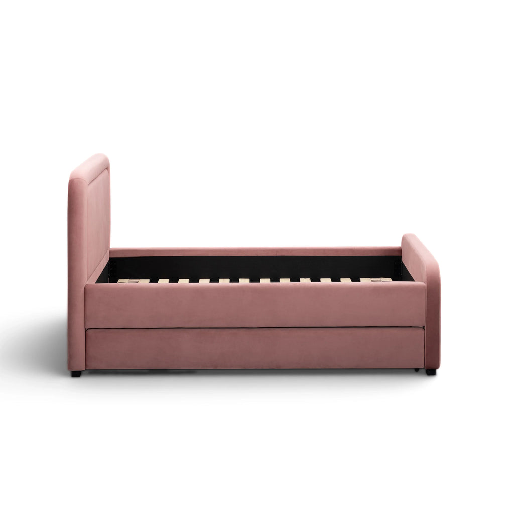 Briella Performance Velvet Trundle Bed in Twin