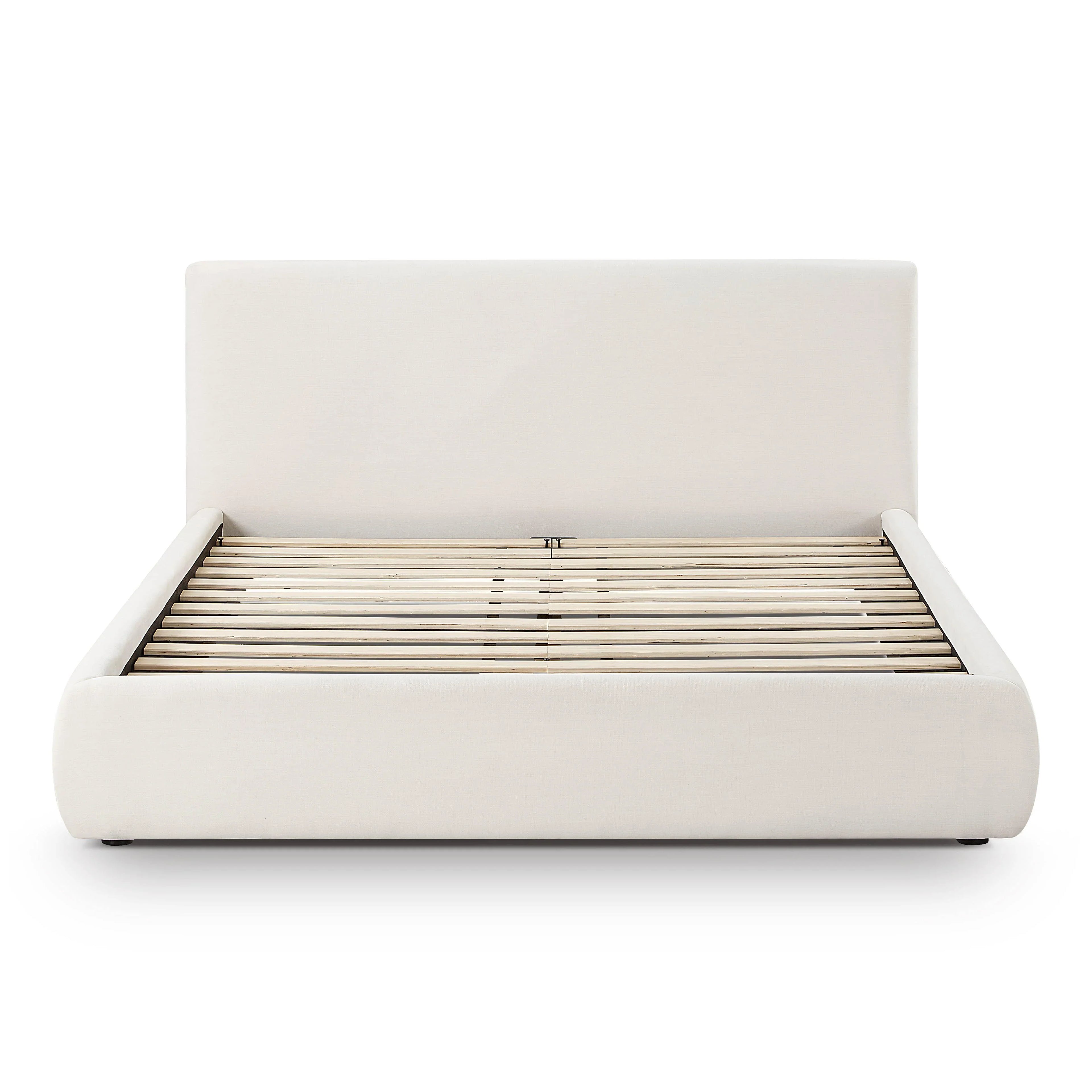 Isla Cream Upcycled Performance Linen Bed