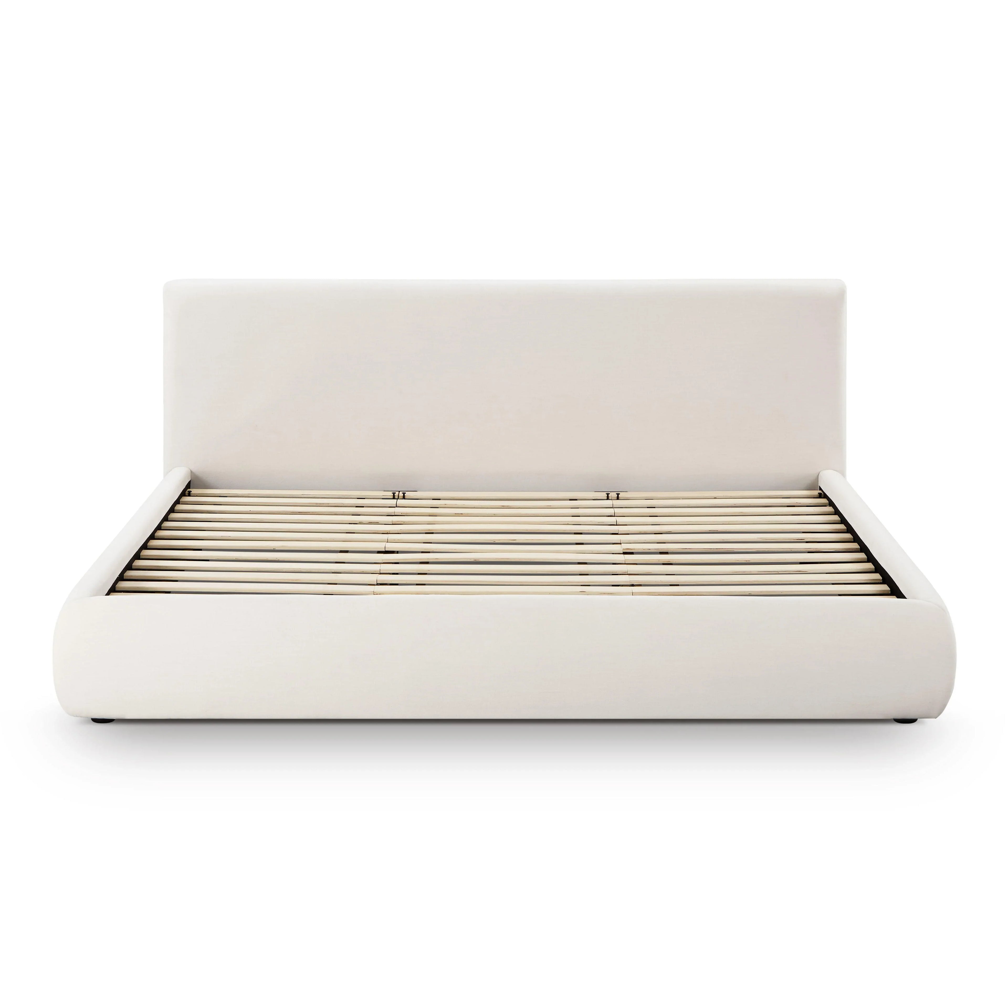 Isla Cream Upcycled Performance Linen Bed