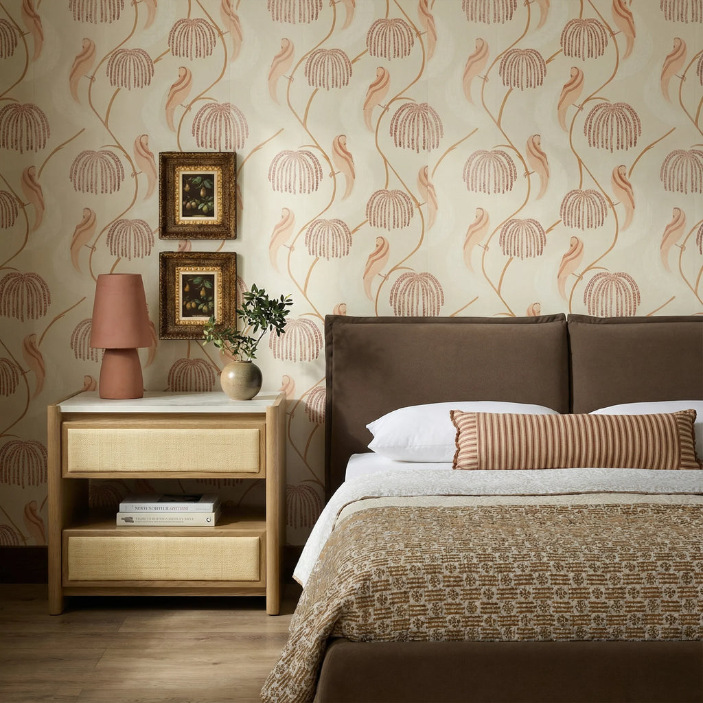 Mel Performance Faux Mohair Velvet Bed