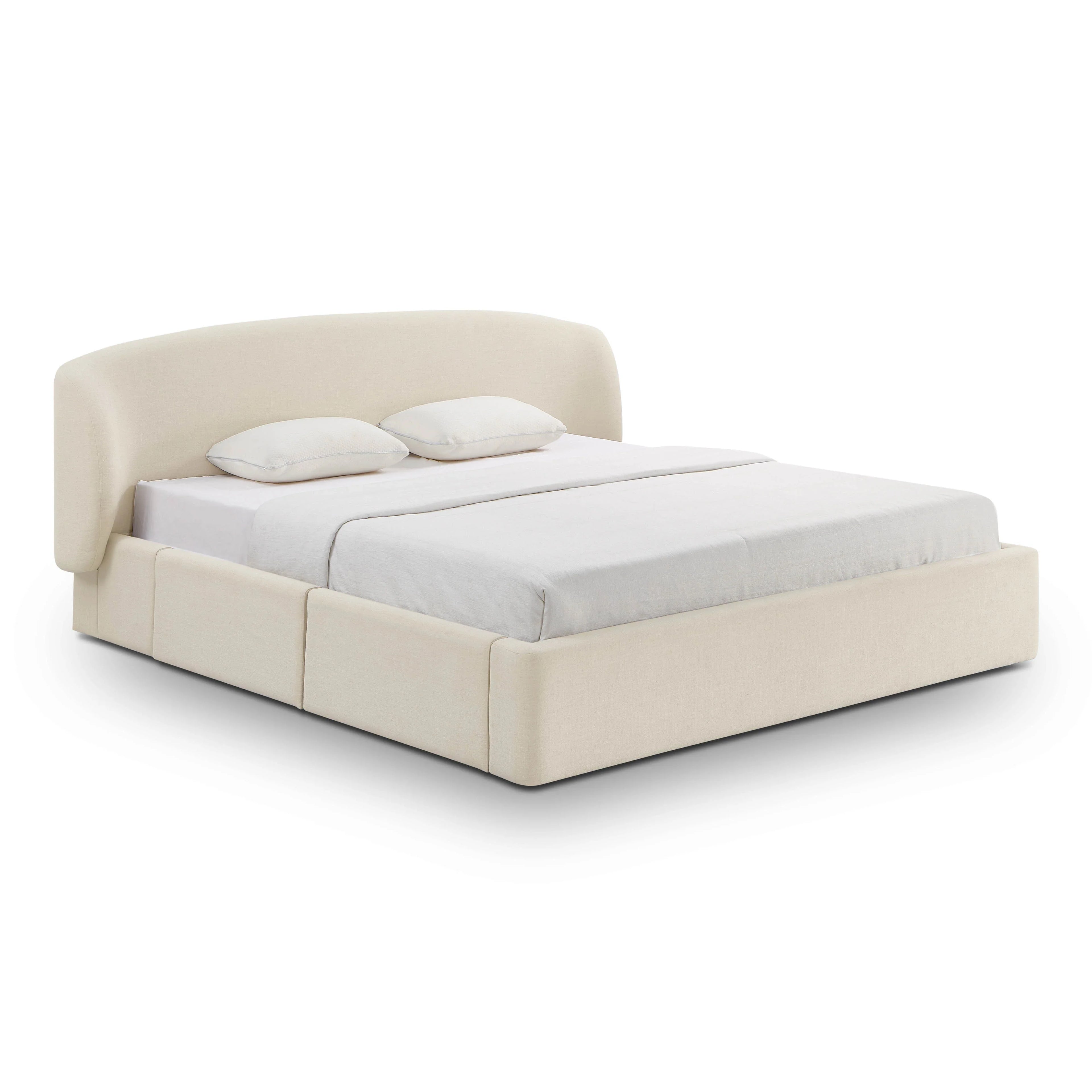 Corey Upcycled Performance Linen Storage Bed