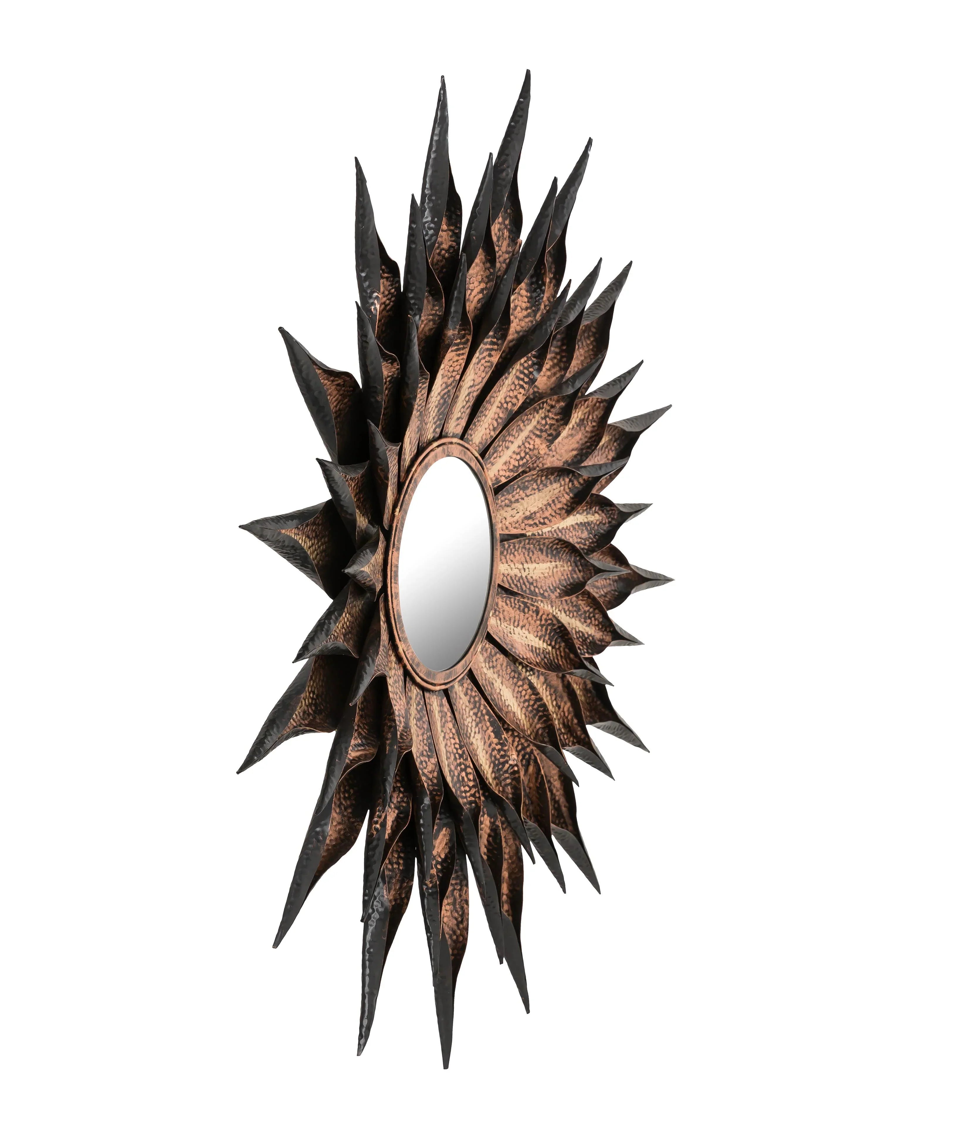 Sunflower 36" Antique Wall Mirror