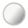 Baria 30" Wooden Round Wall Mirror