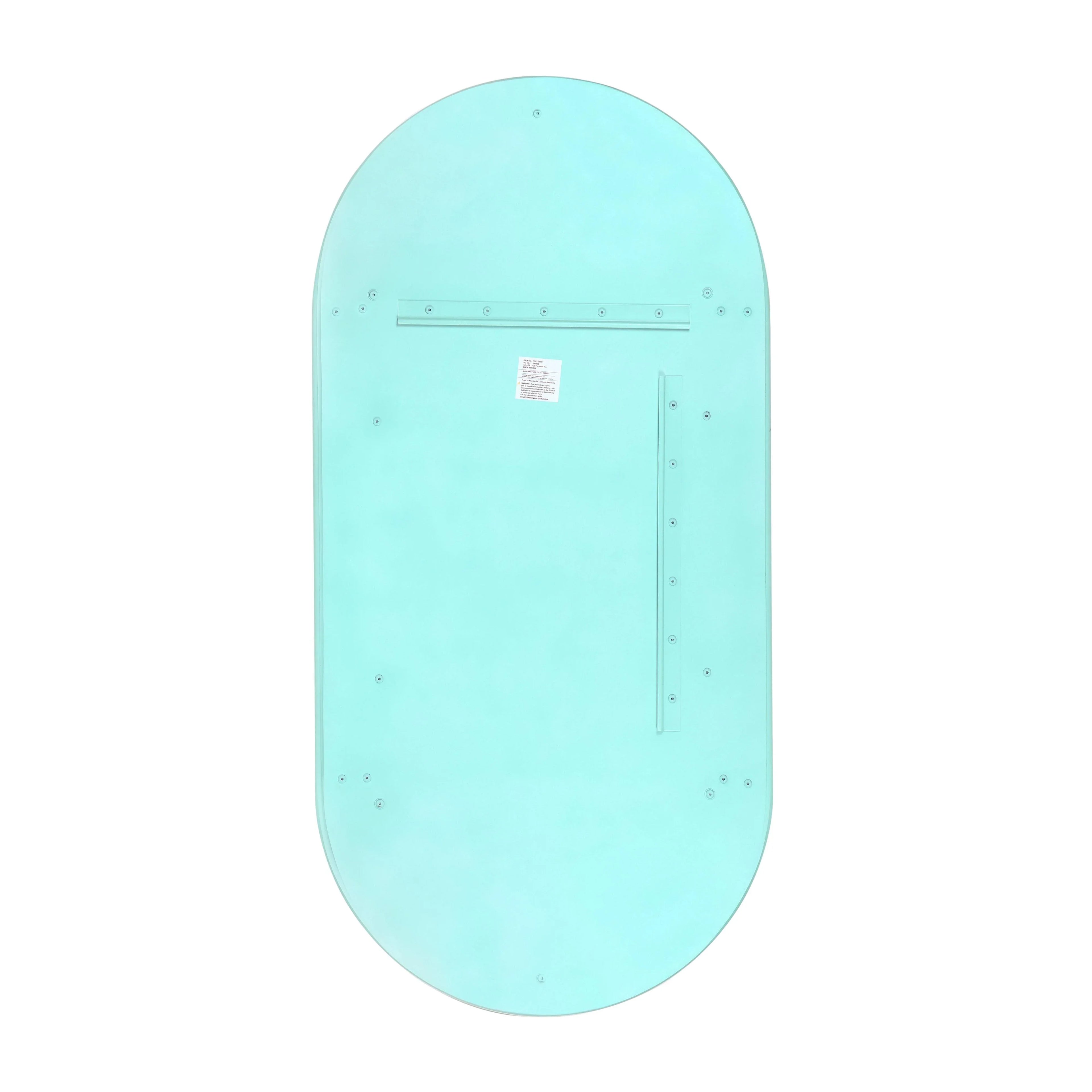 Neon Oval Wall Mirror (26"X50"-28"X58")