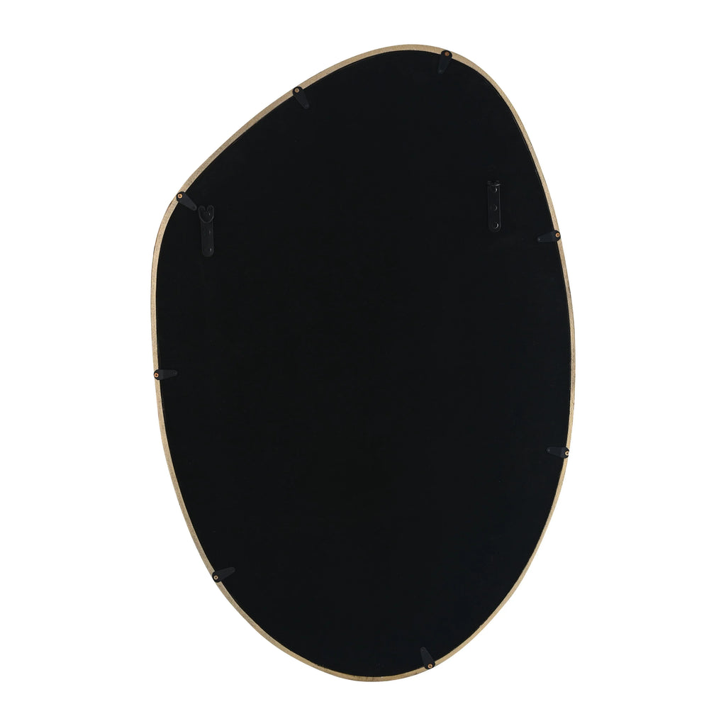 Mika 23"X35.4" Gold Wall Mirror