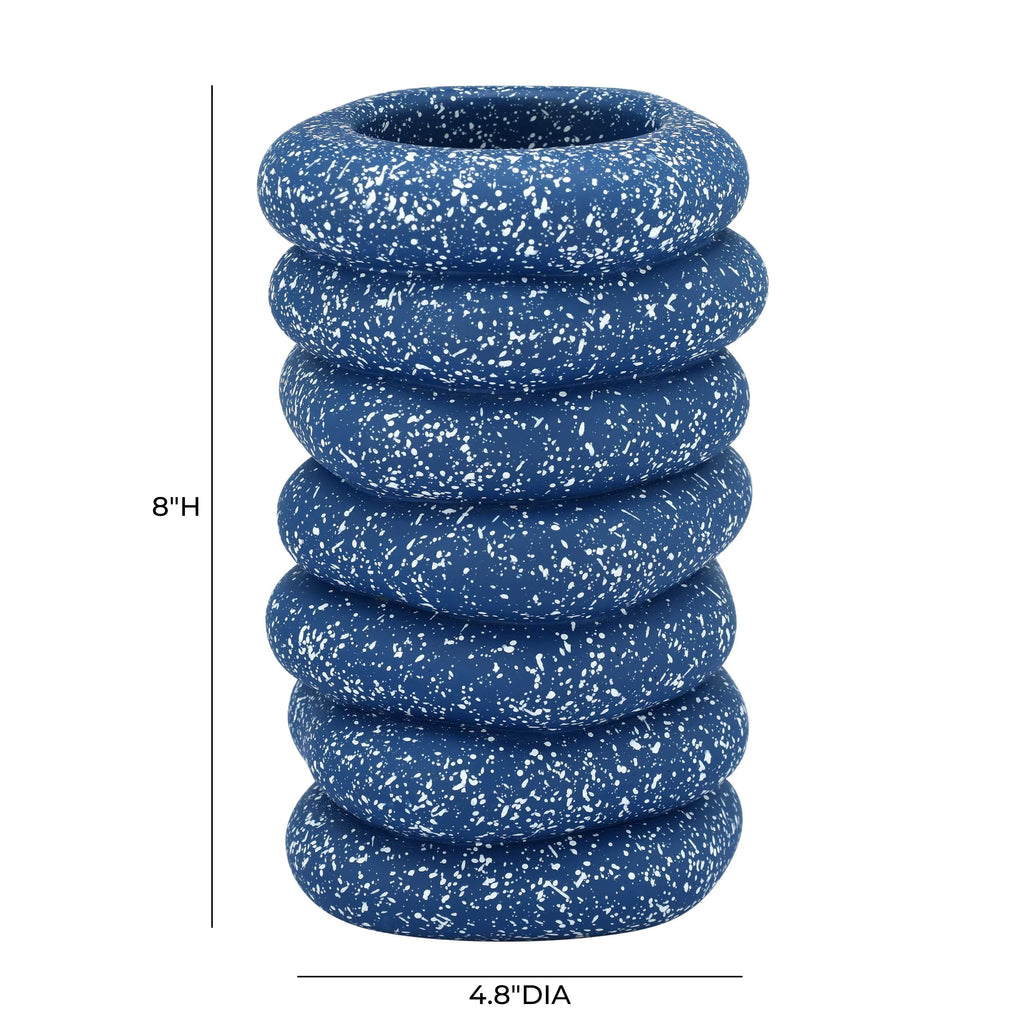 Gabby Speckled Cairn Vase