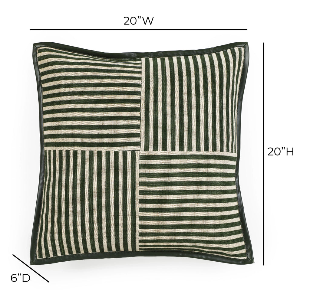Kora 20" Cotton Jute Contract-Grade Throw Pillow
