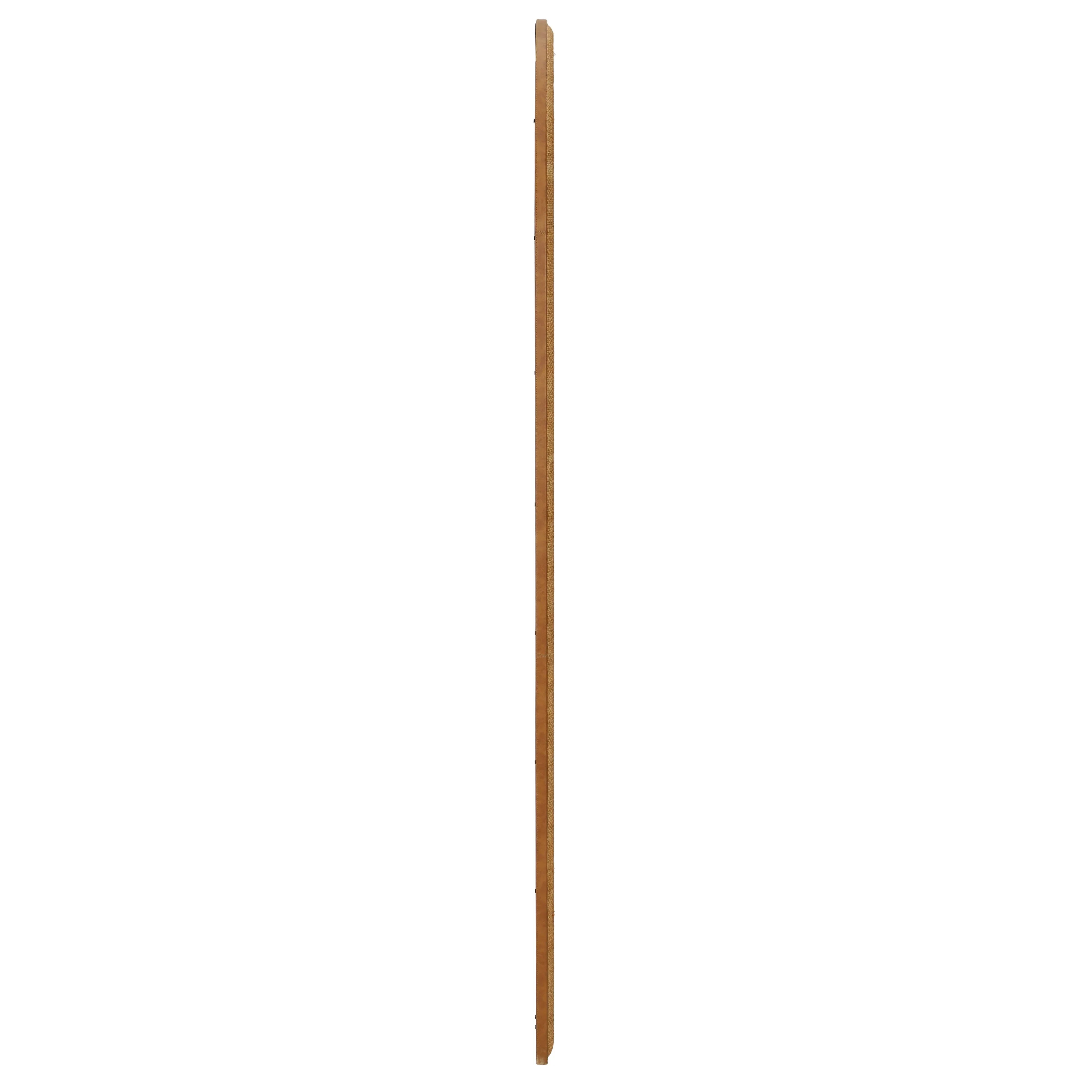 Arch 72" Natural Raffia Contract-Grade Floor Mirror