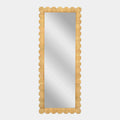 Bama 29.1" x 75" Long Natural Rattan Wall Mirror