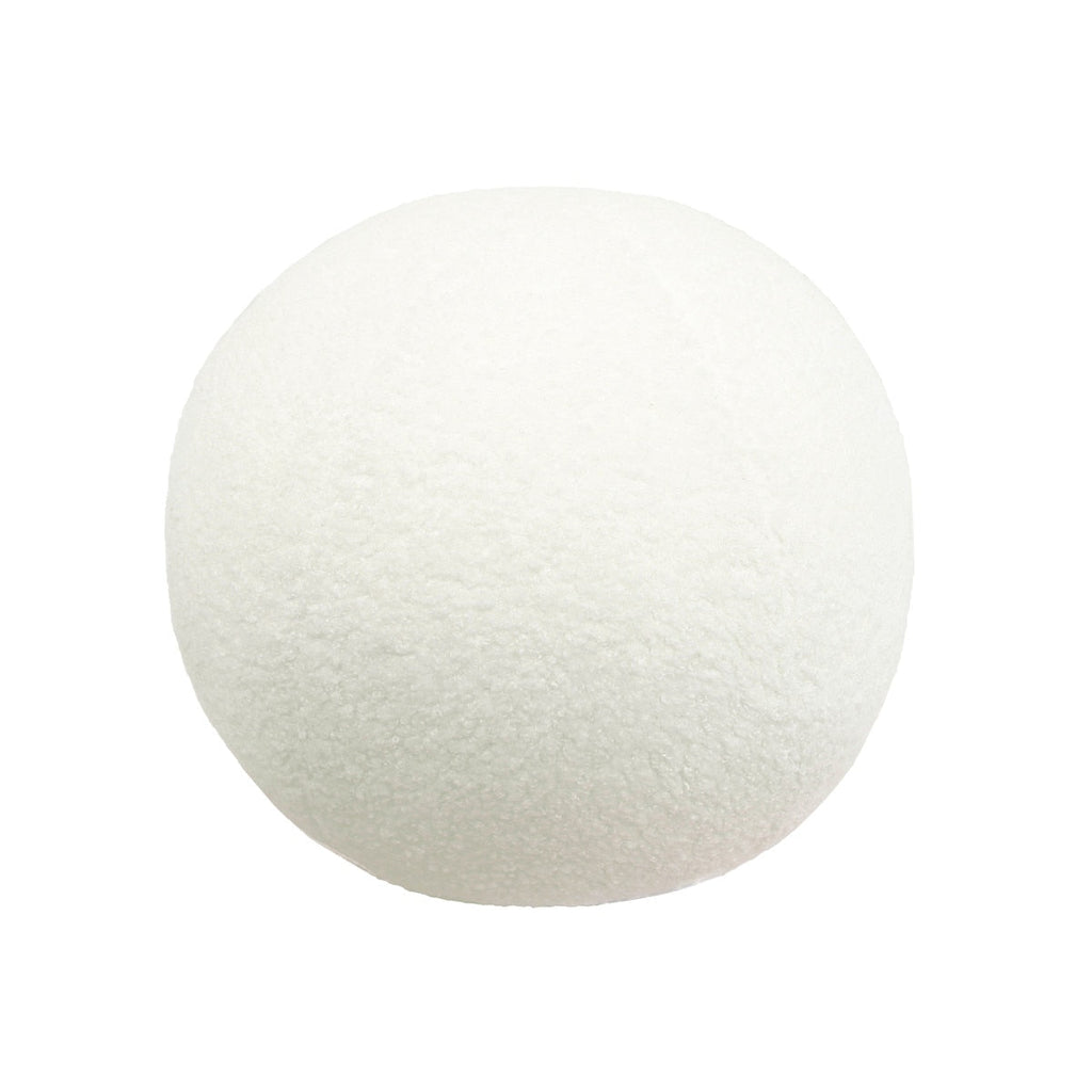 Boba Cream Vegan Shearling Pillow