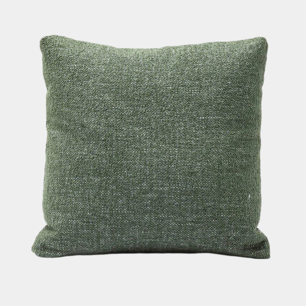 Malolo Green Basketweave Square Vegan-Down Pillow
