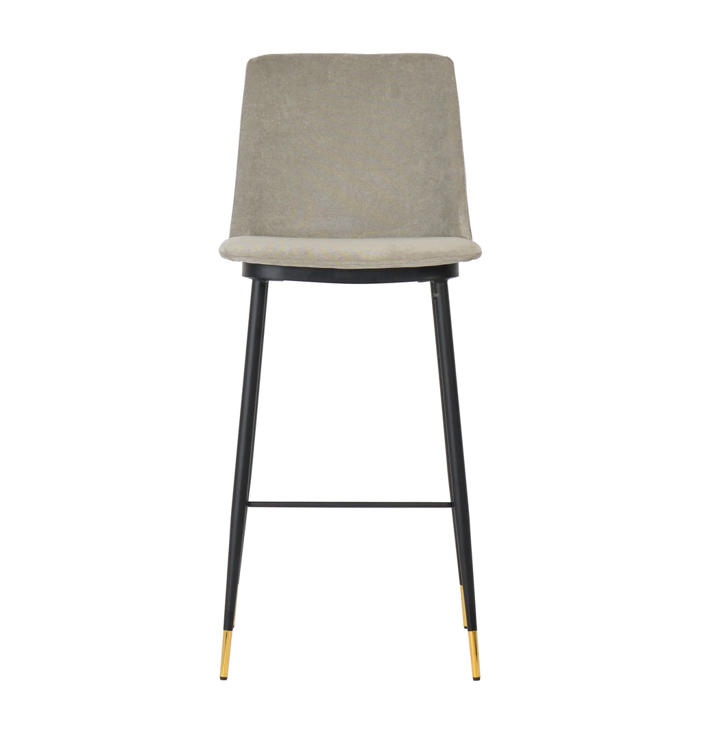 Evora Velvet Counter Stool - Set of 2