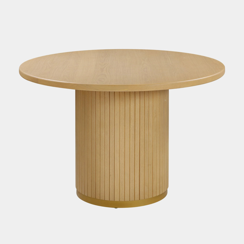 Chelsea 47" Oak Wood Round Dining Table