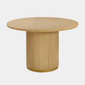 Chelsea 47" Oak Wood Round Dining Table