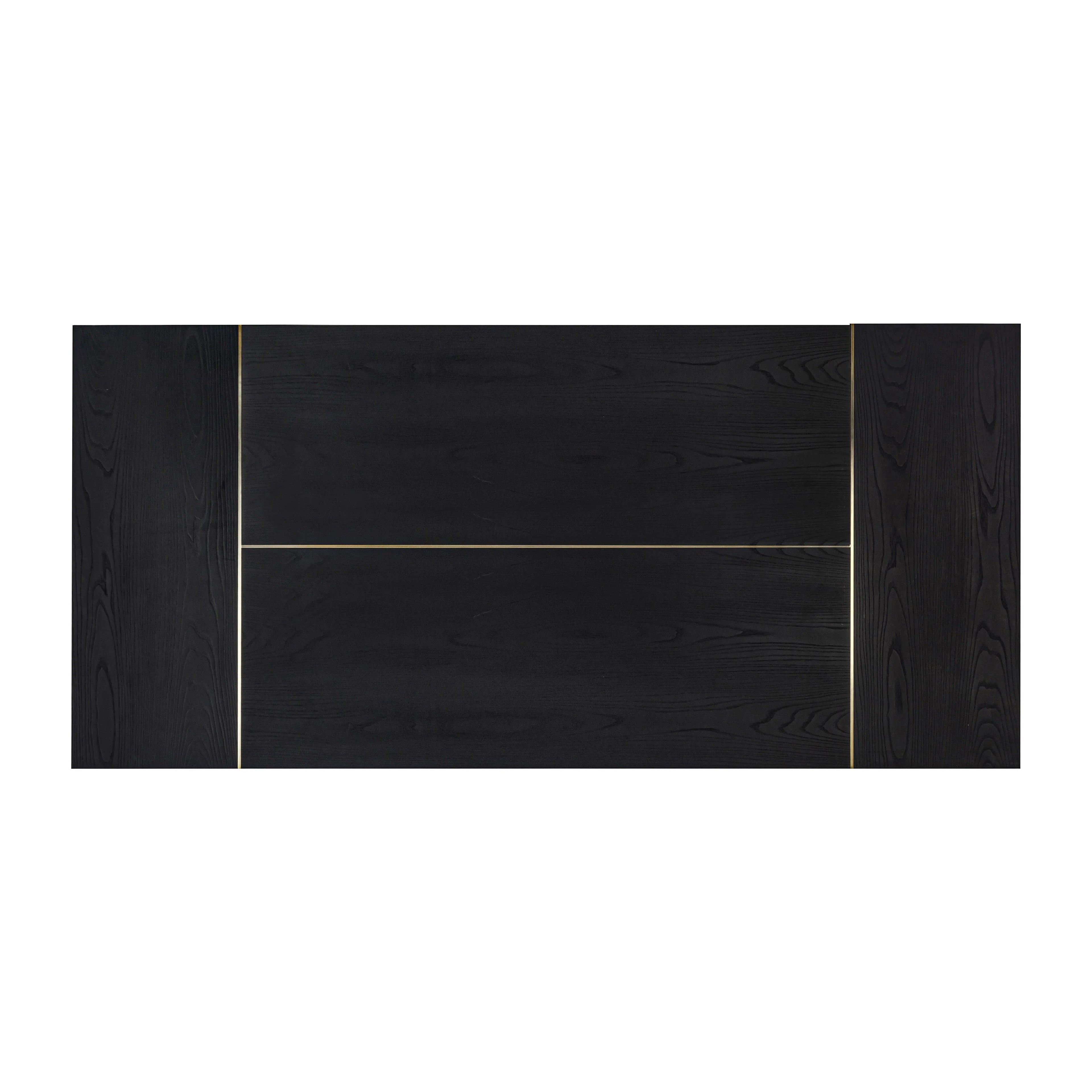 Shiloh 102" Black Ash Rectangular Dining Table