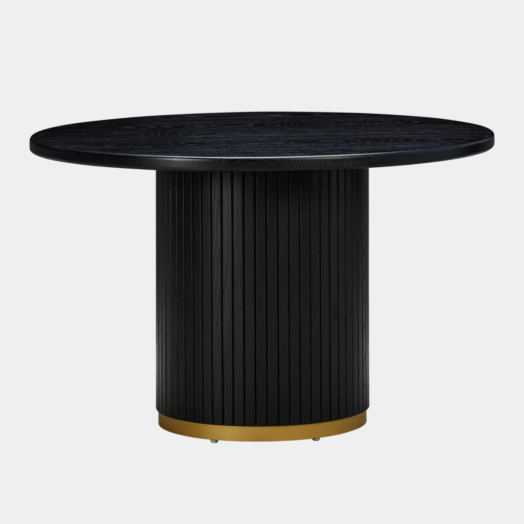Chelsea 47" Oak Wood Round Dining Table