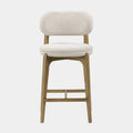 Carnation Performance Fabric Counter Stool