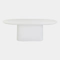 Nara 84" Pure White Indoor/Outdoor Concrete Dining Table