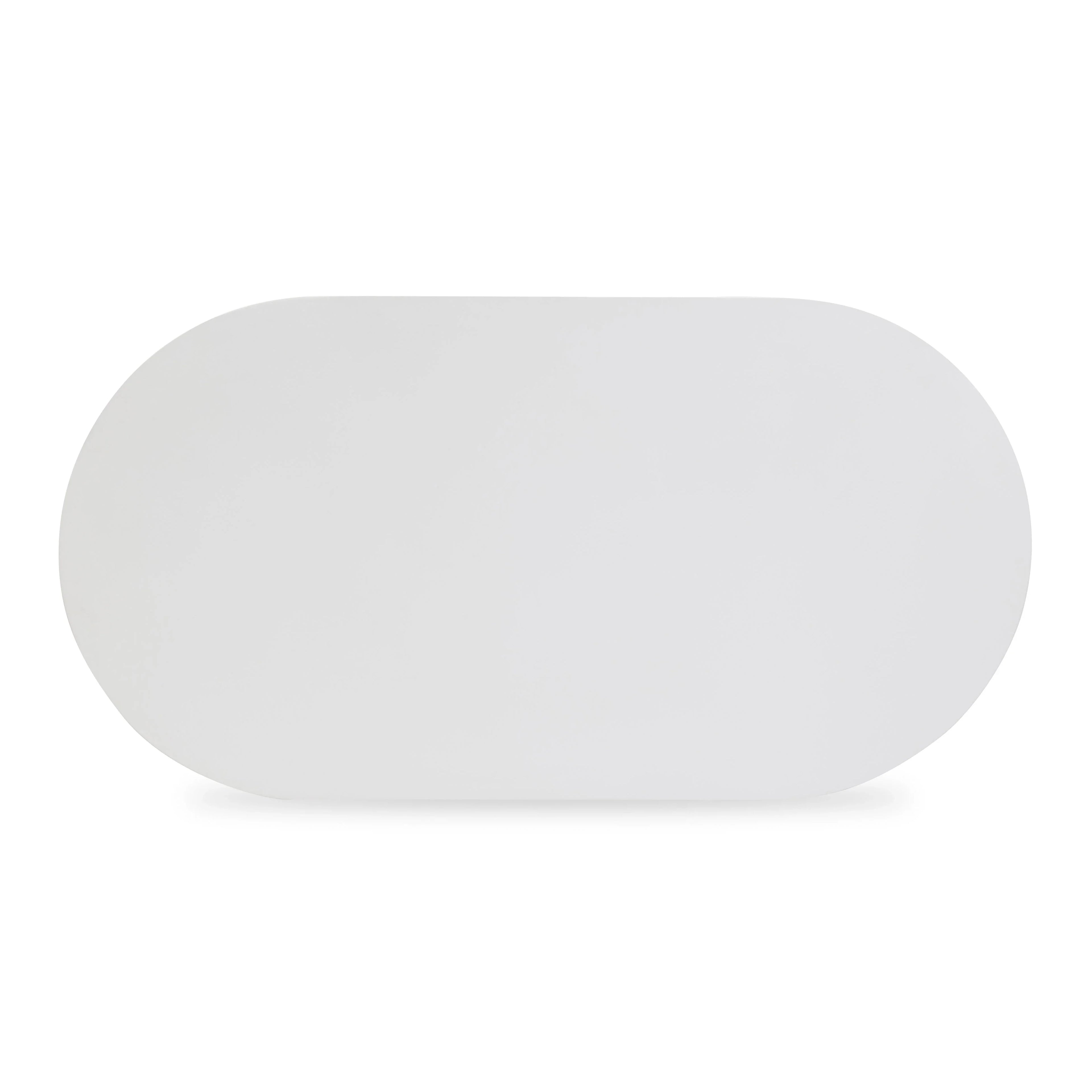 Nara 84" Pure White Indoor/Outdoor Concrete Dining Table
