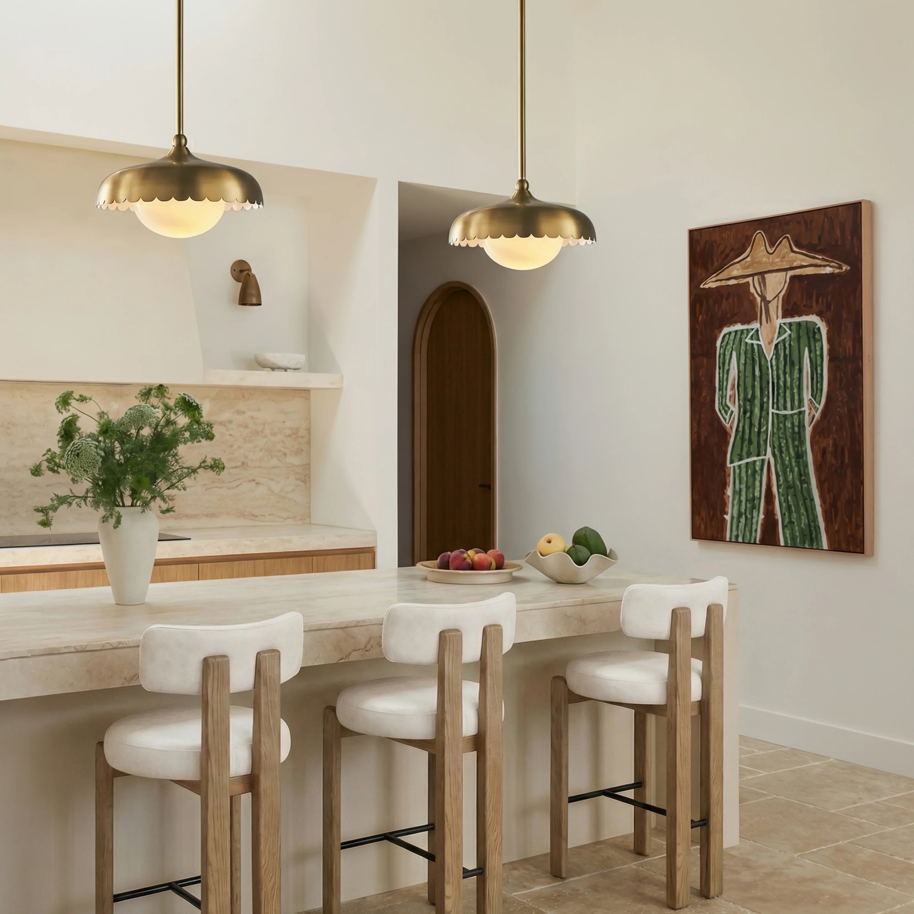 Odessa Performance Vegan Leather Counter Stool