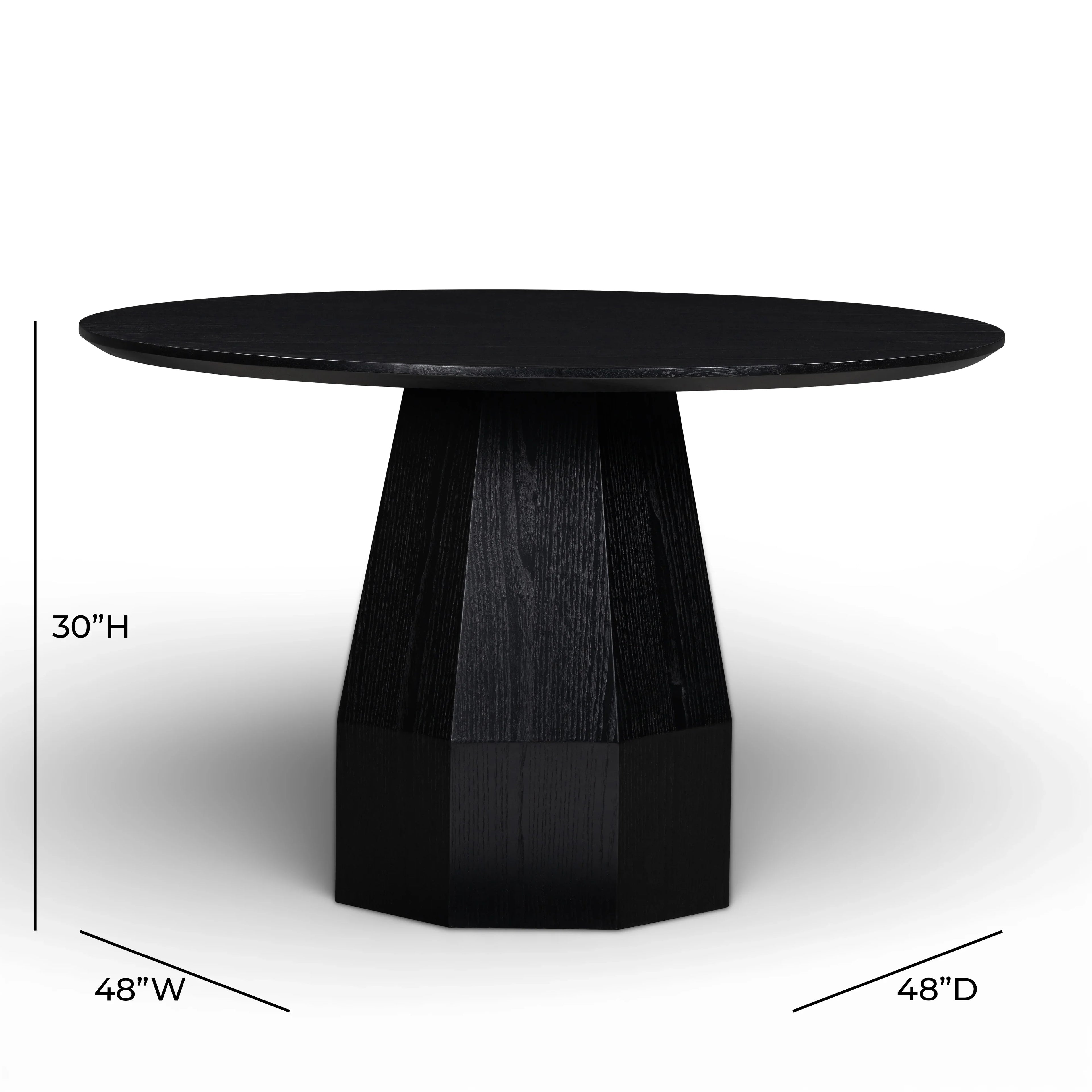 Brocha 48'' Ash Wood Round Dining Table