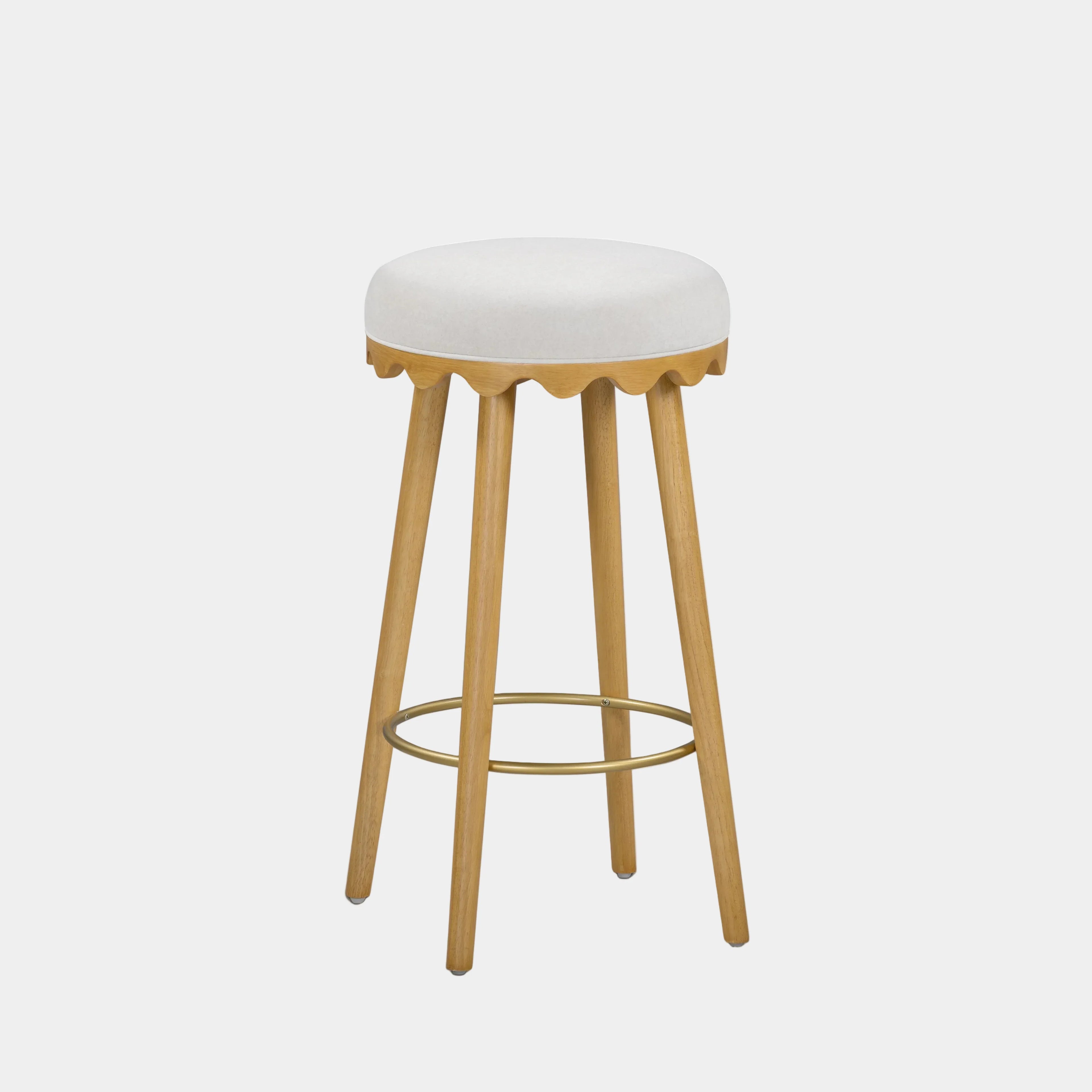 Oodle Performance Vegan Mohair Stool
