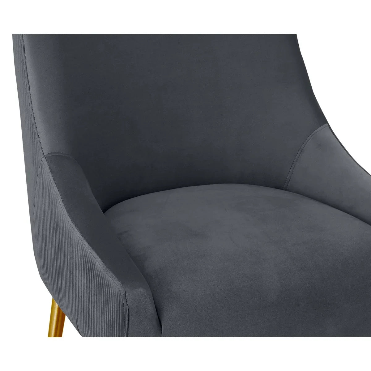 Beatrix Pleated Performance Velvet Stool