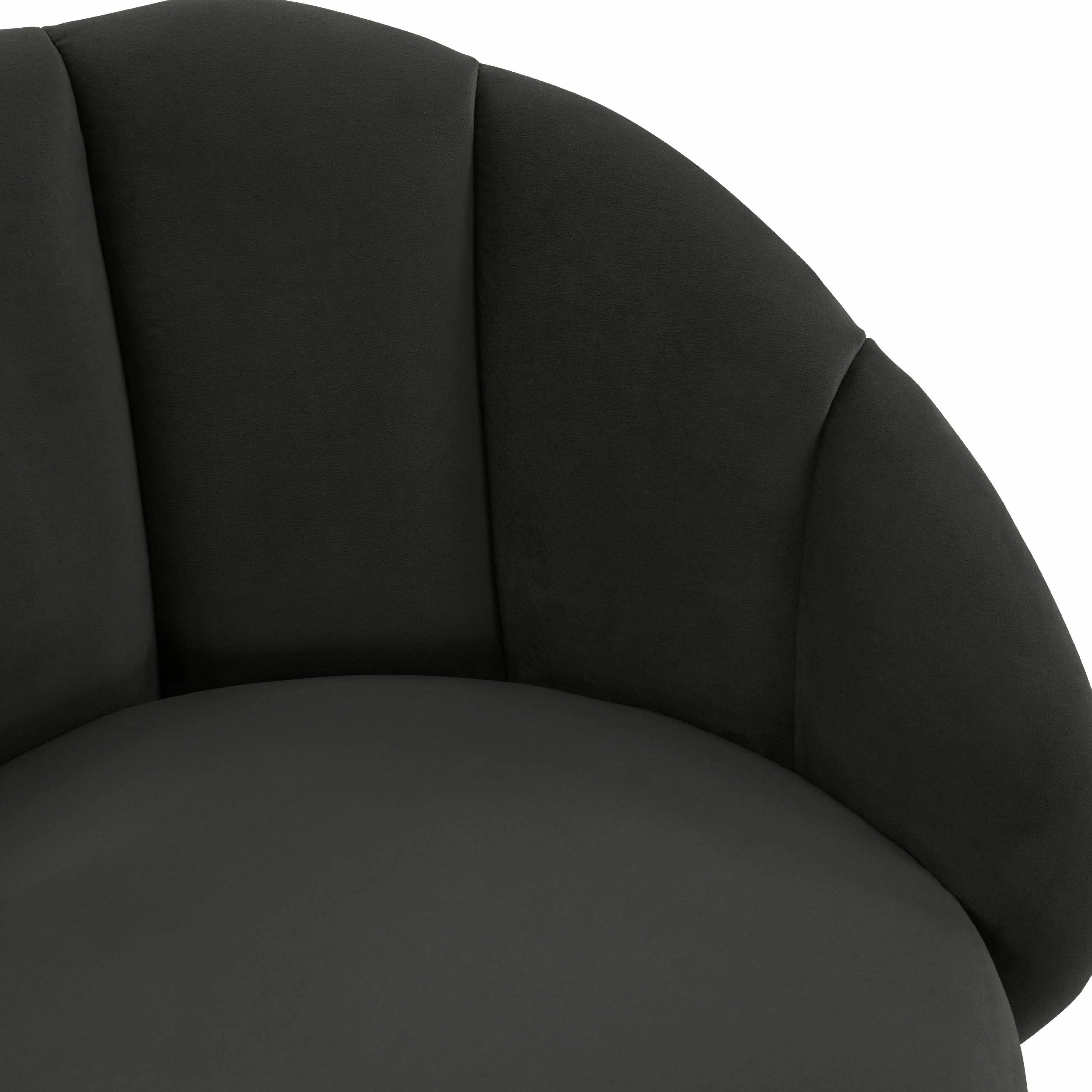 Myla Performance Velvet Swivel Stool