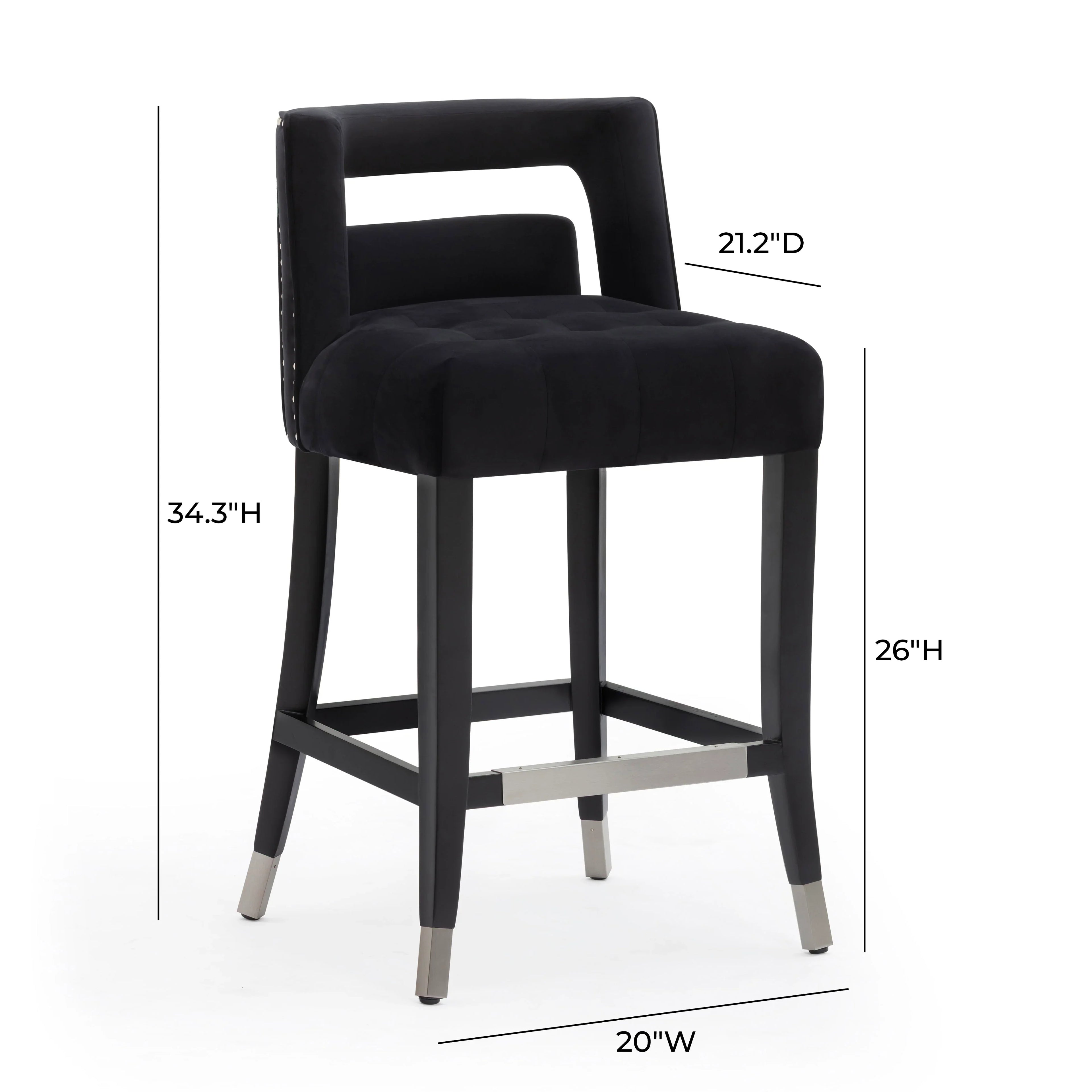 Hart Performance Velvet Stool