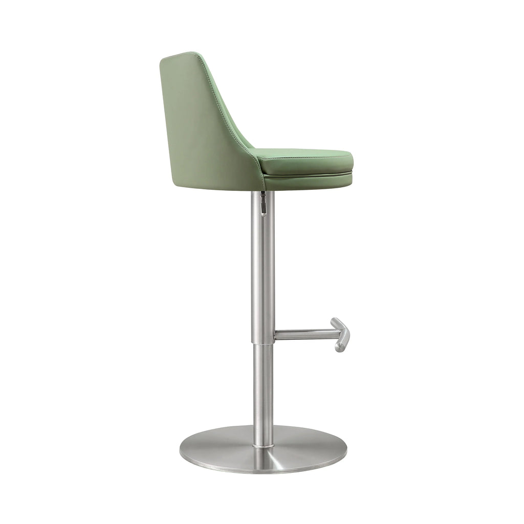 Reagan Performance Vegan Leather Adjustable Stool