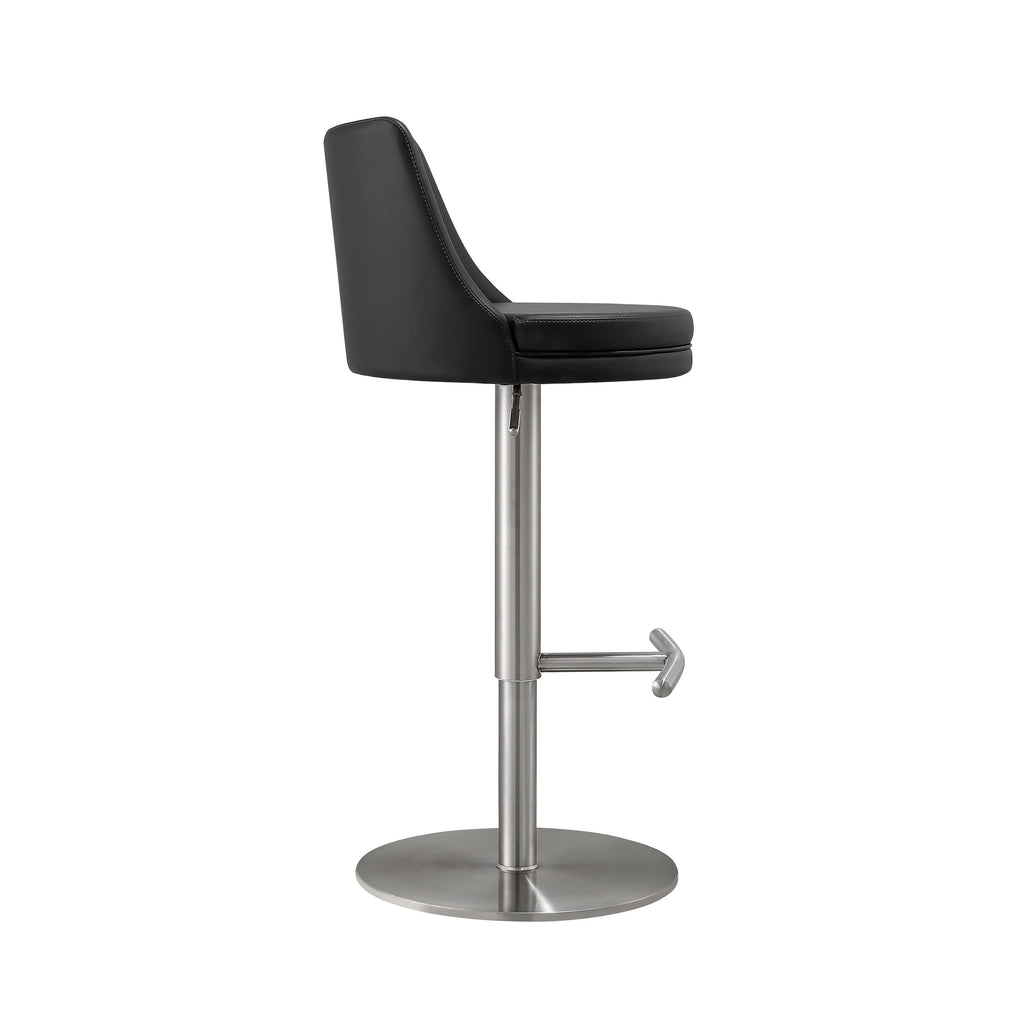 Reagan Performance Vegan Leather Adjustable Stool
