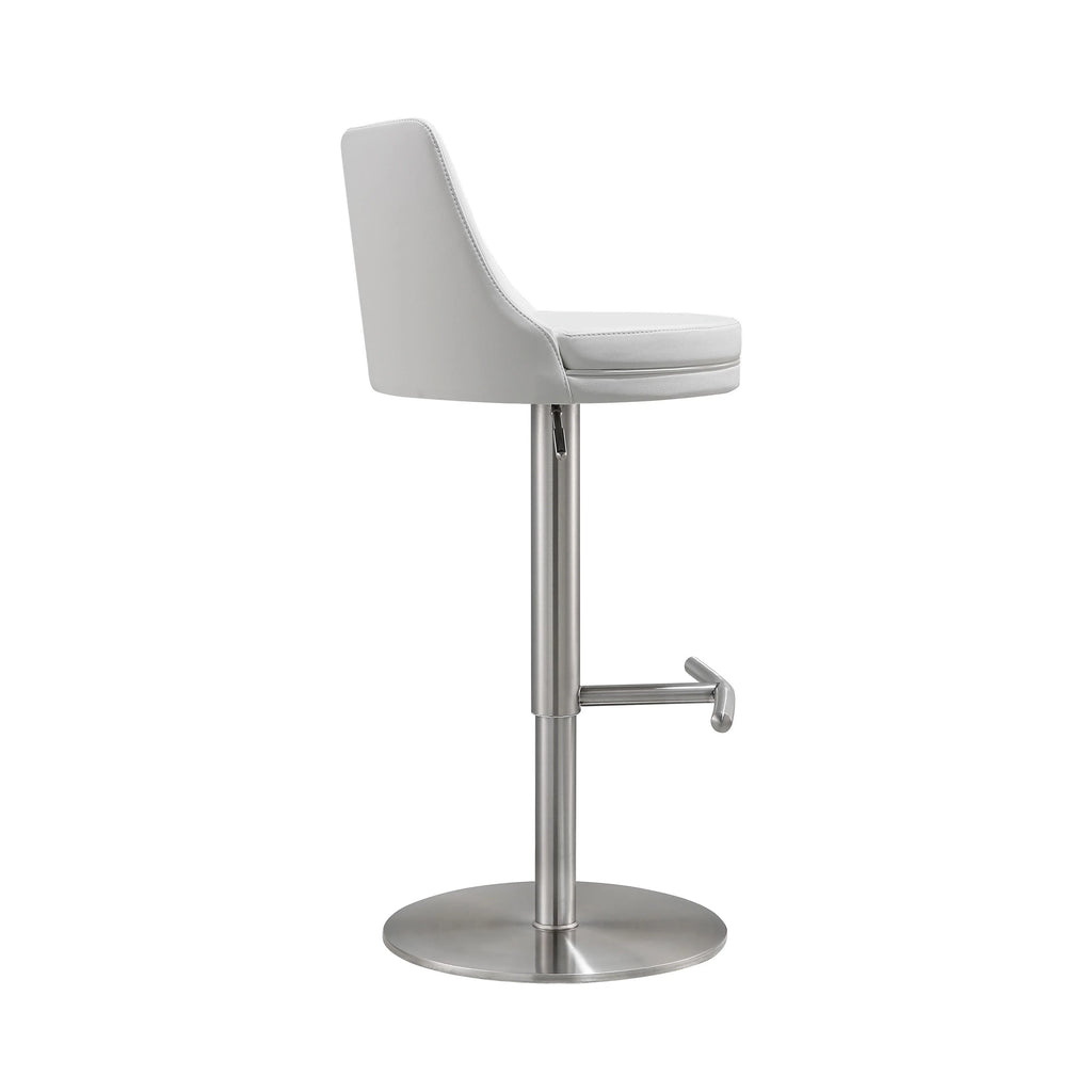 Reagan Performance Vegan Leather Adjustable Stool