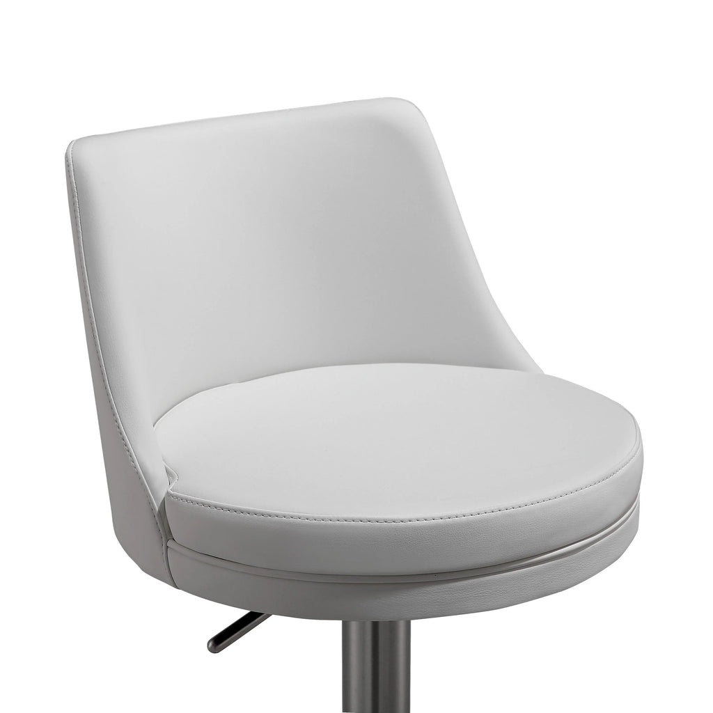 Reagan Performance Vegan Leather Adjustable Stool