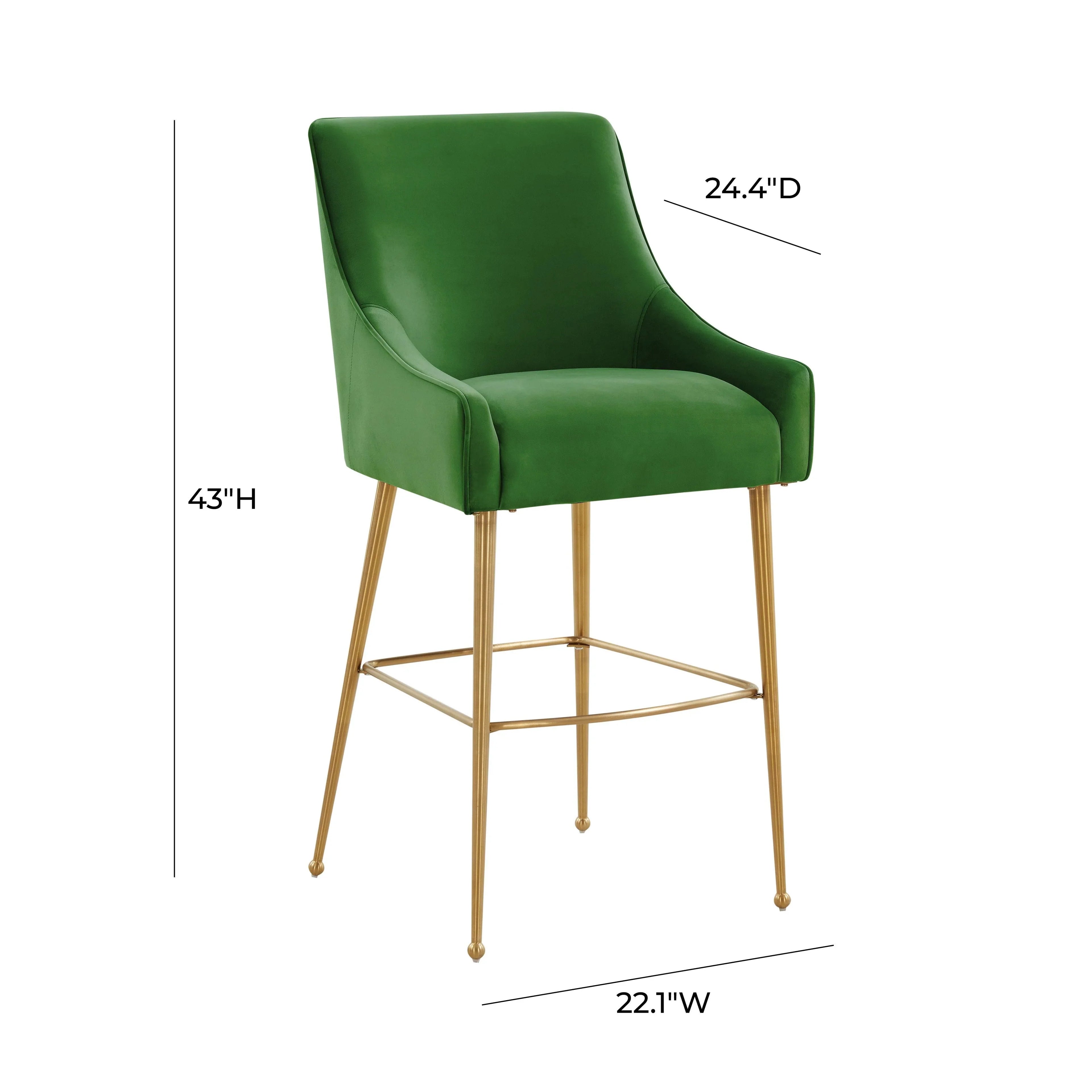Beatrix Performance Velvet Stool