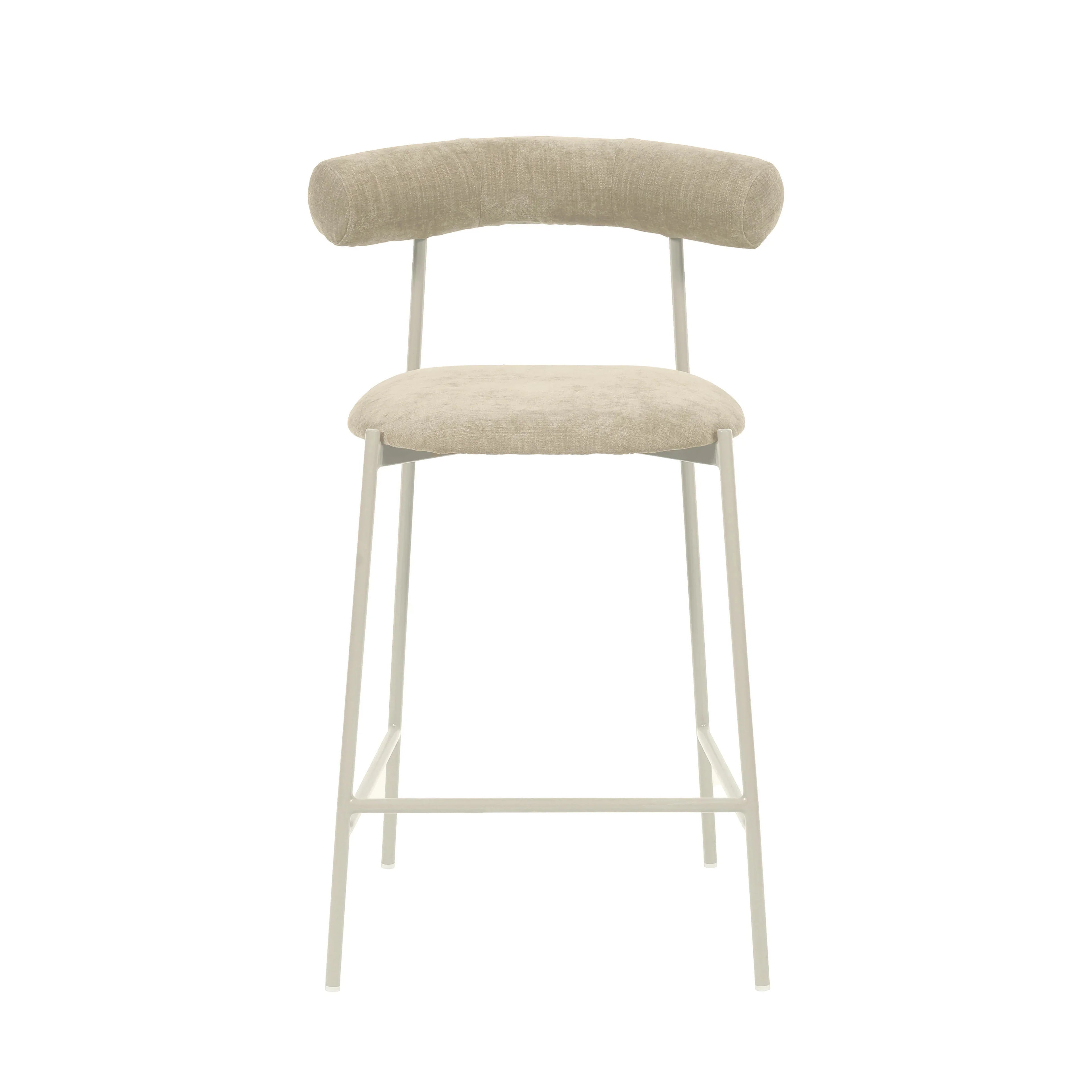 Liliana Performance Velvet Stool