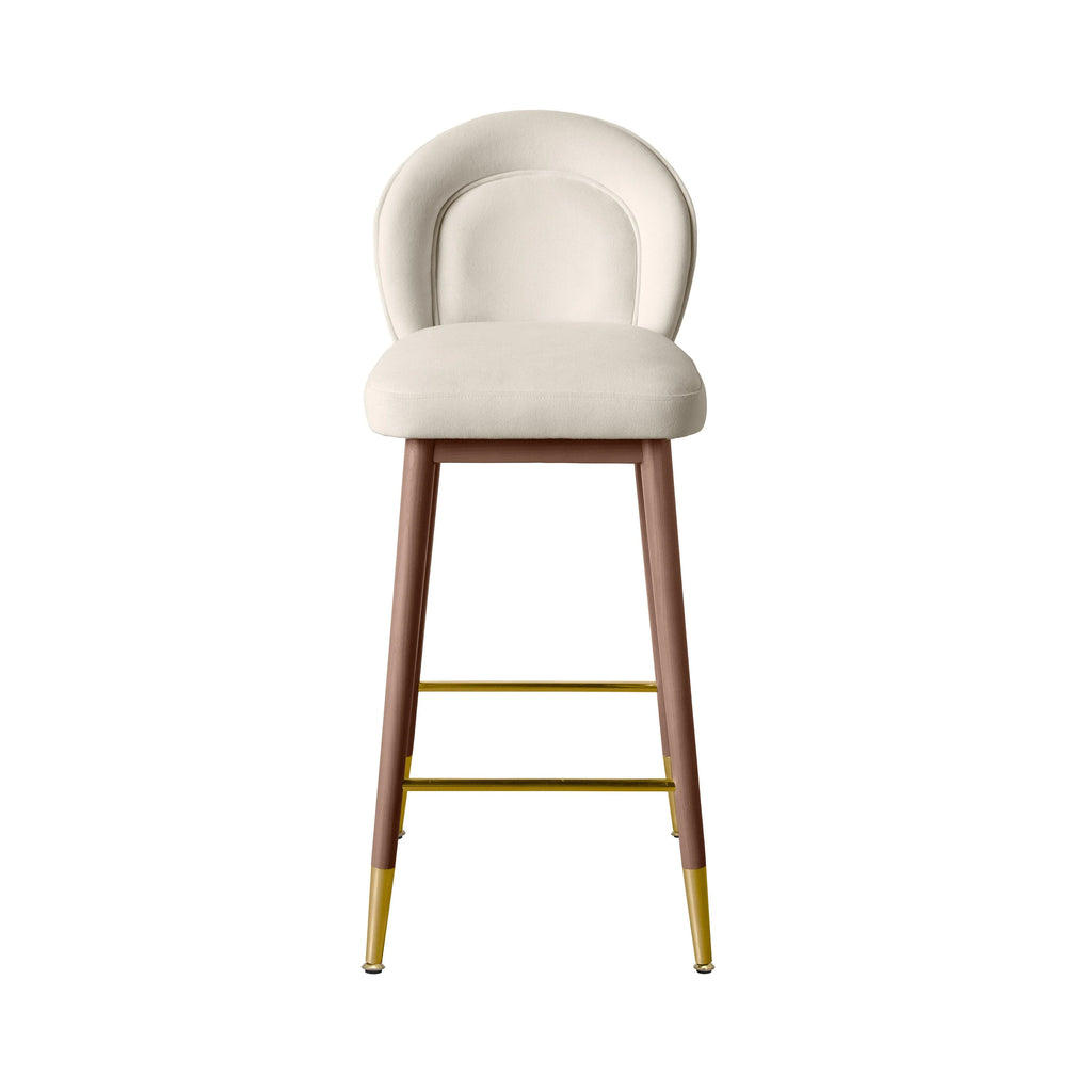 Hailey Performance Velvet Stool