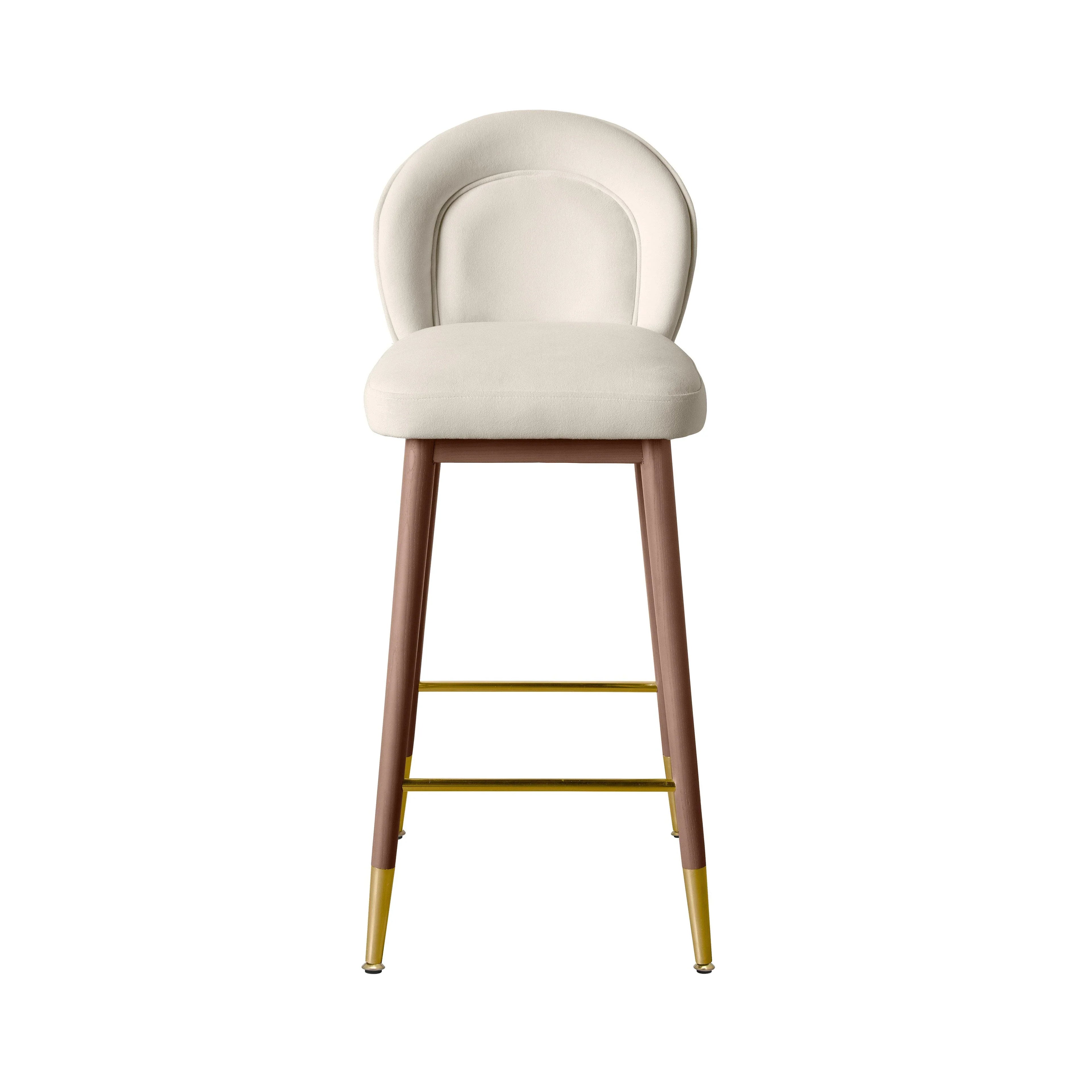 Hailey Performance Velvet Stool