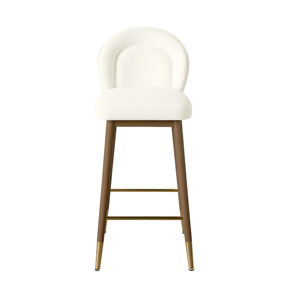 Hailey Performance Velvet Stool