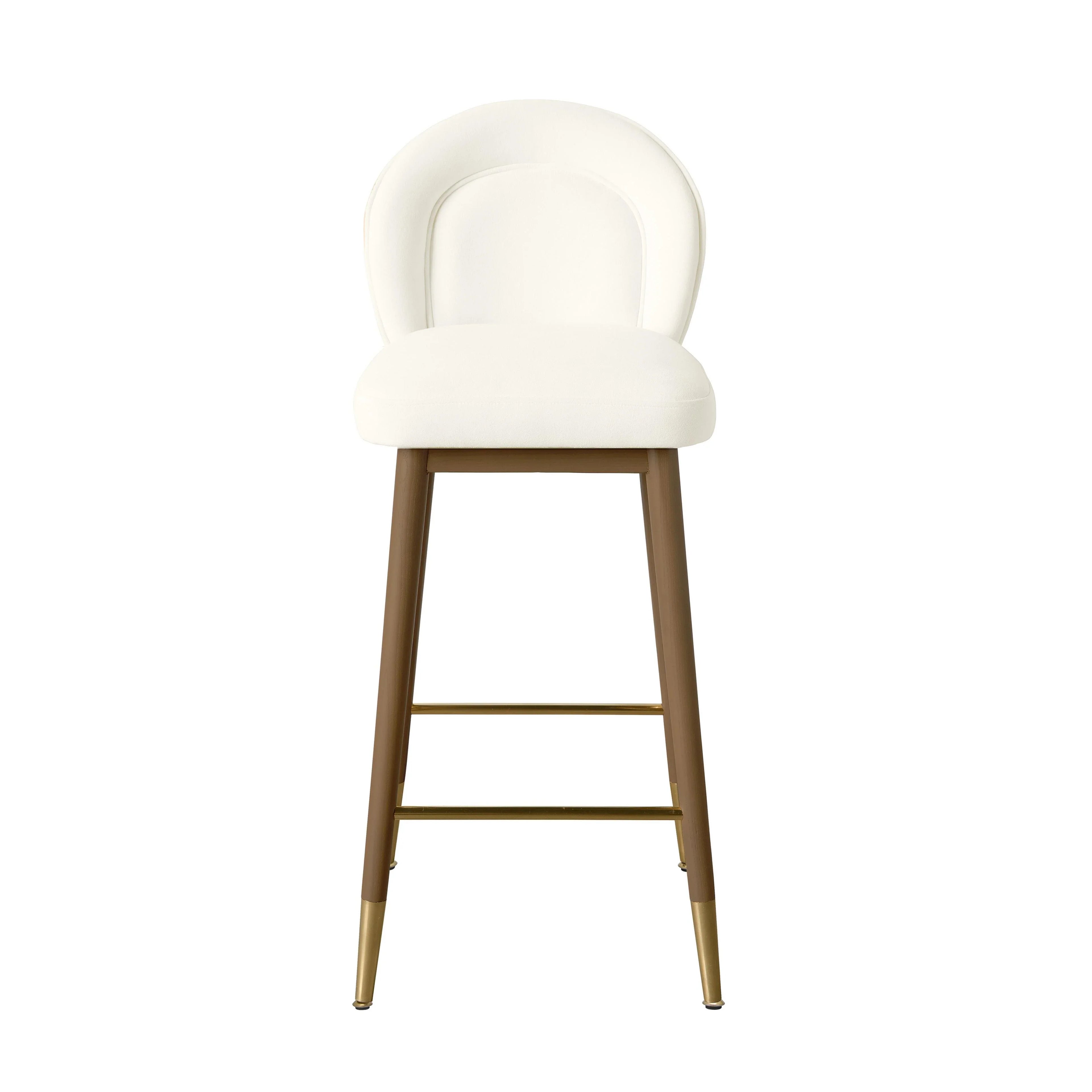 Hailey Performance Velvet Stool