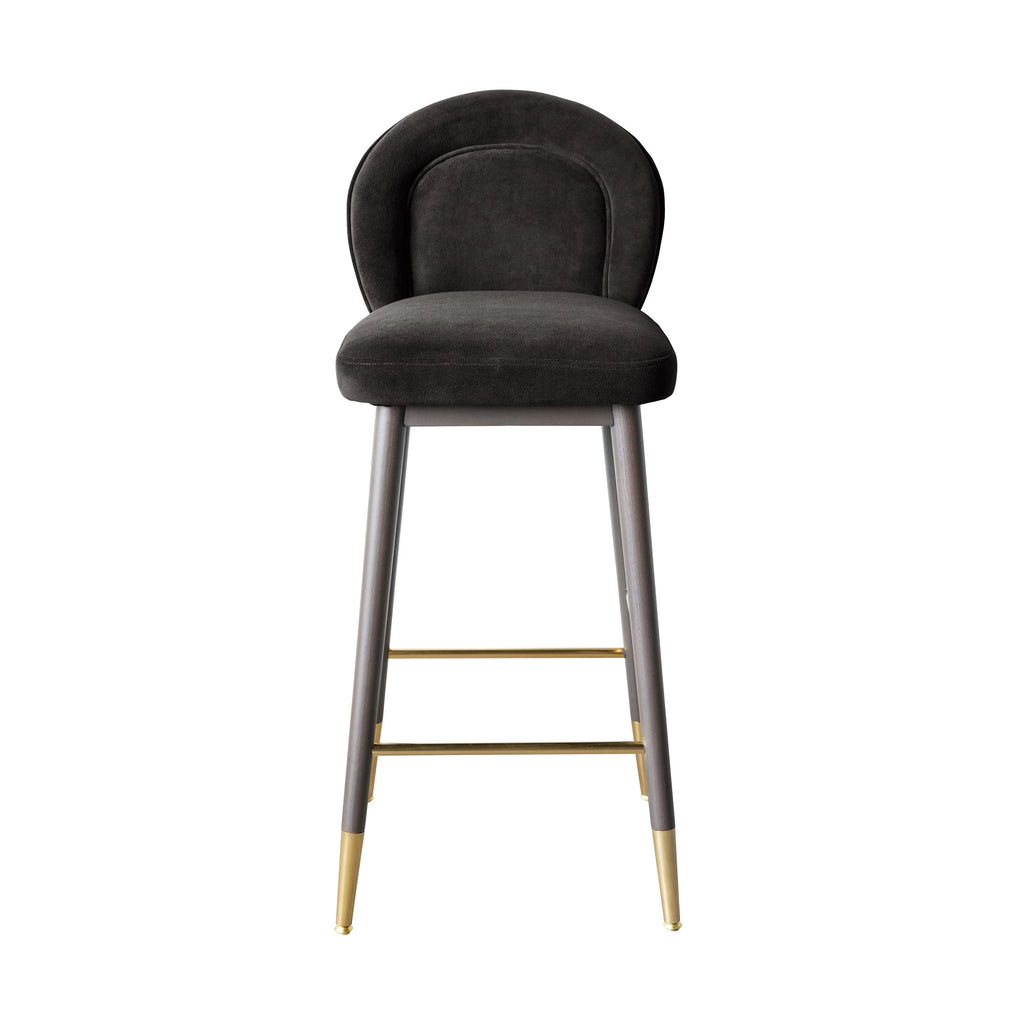 Hailey Performance Velvet Stool