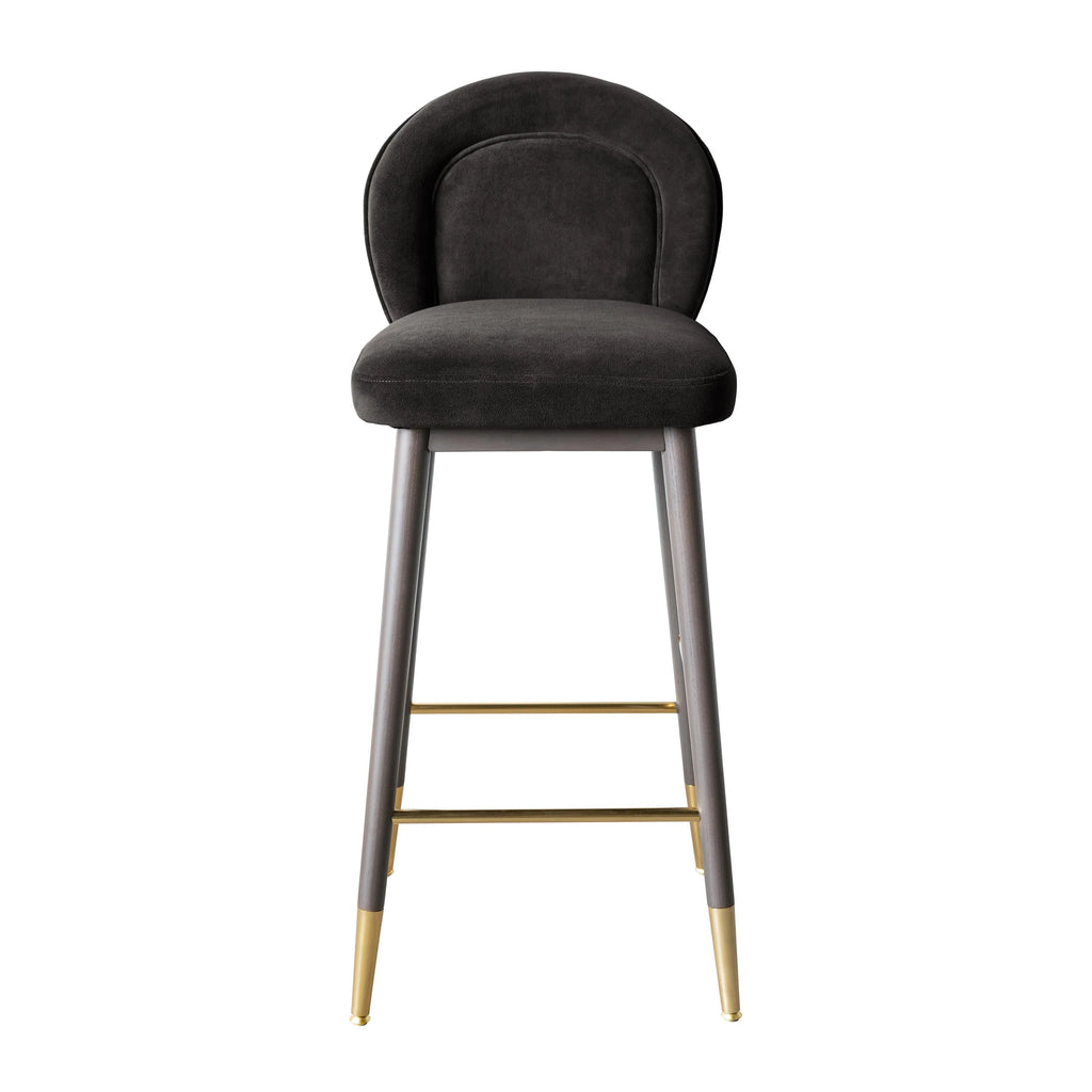 Hailey Performance Velvet Stool