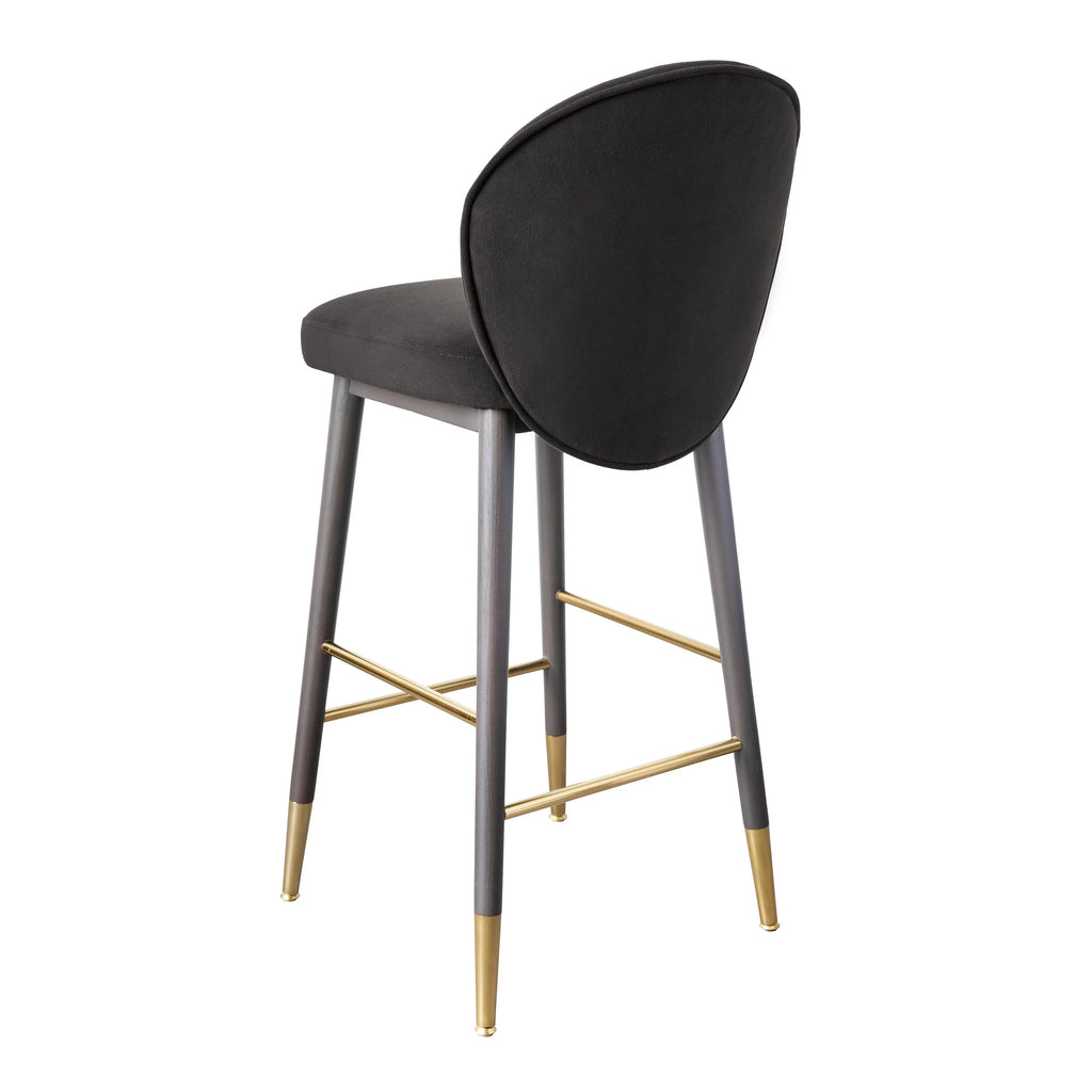 Hailey Performance Velvet Stool