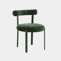 Margaret Performance Chenille Bolster Back Dining Chair