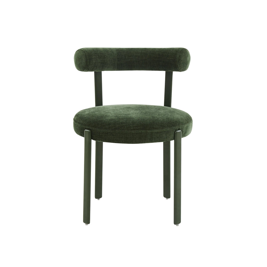 Margaret Performance Chenille Bolster Back Dining Chair