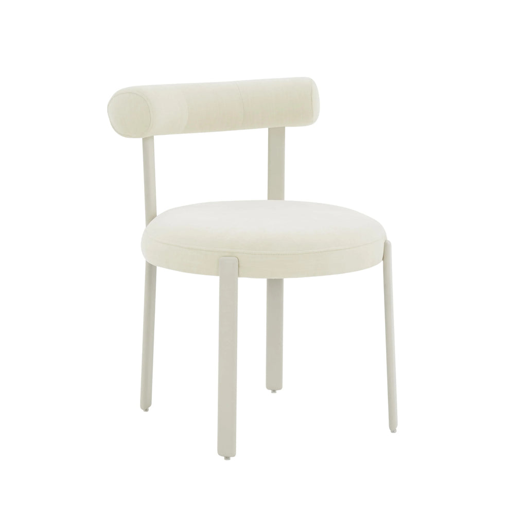 Margaret Performance Chenille Bolster Back Dining Chair